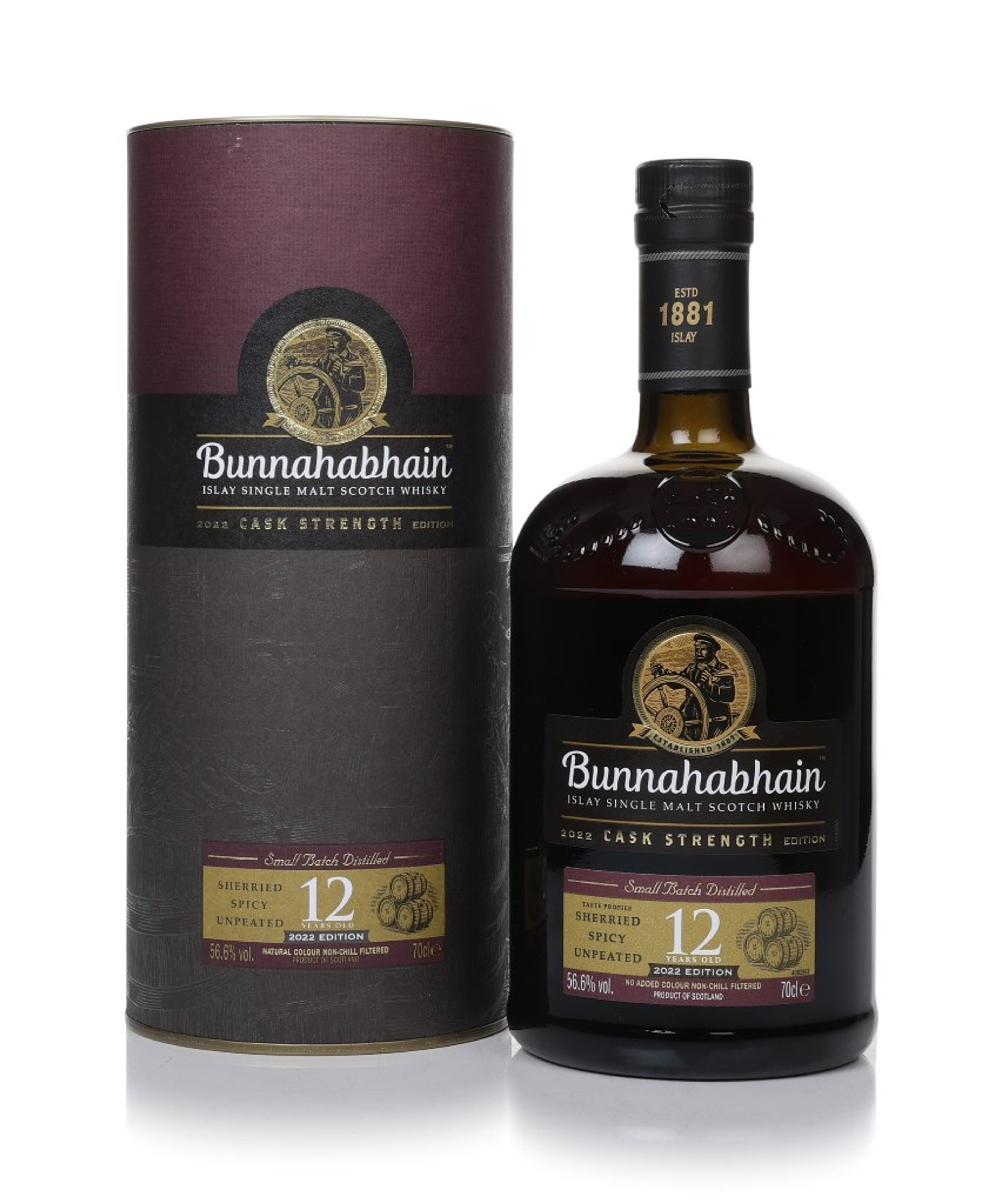 Bunnahabhain 12 Year Old Cask Strength - 2022 Edition 70cl