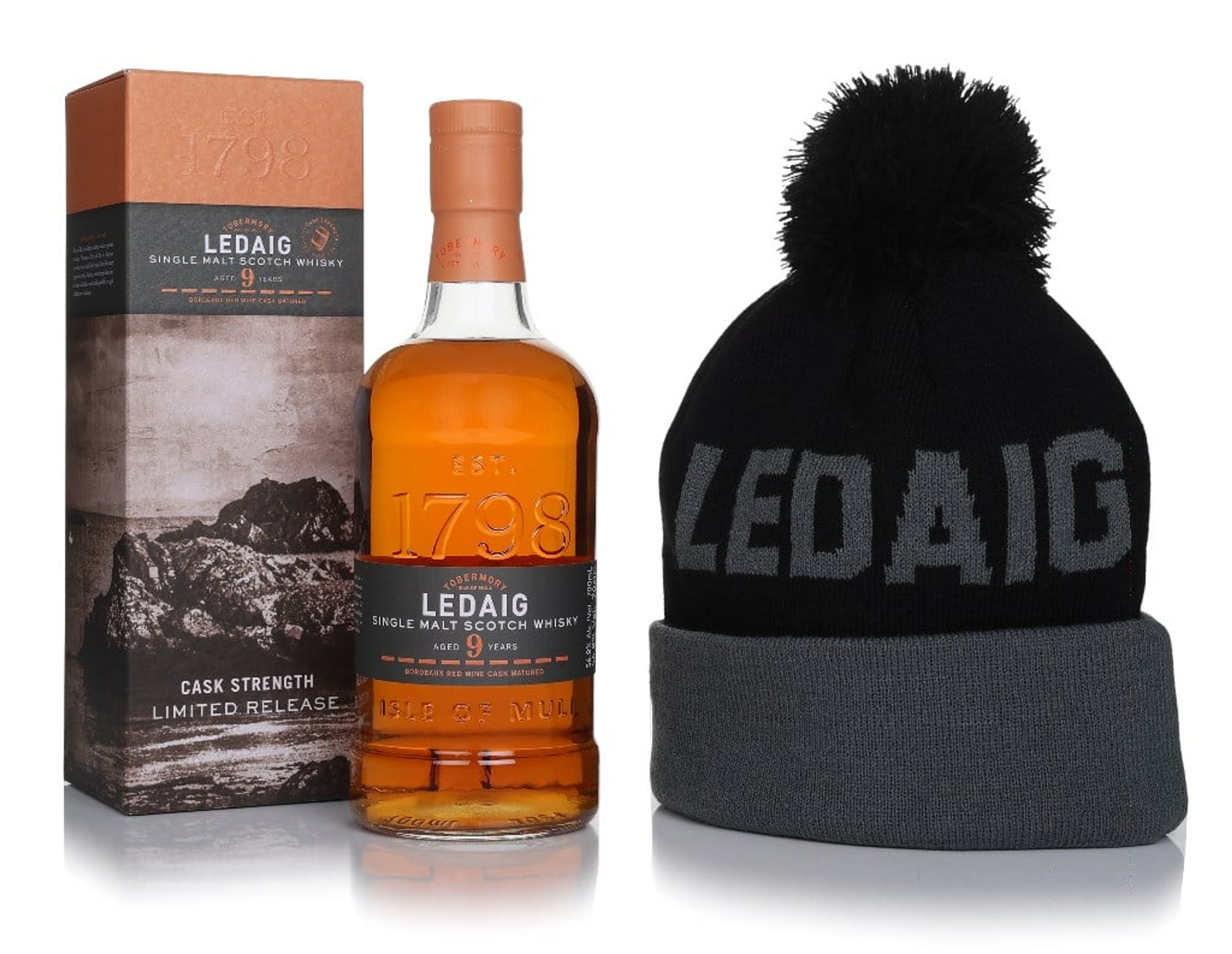 Ledaig 9 Year Old Bordeaux Red Wine Cask Matured 70cl