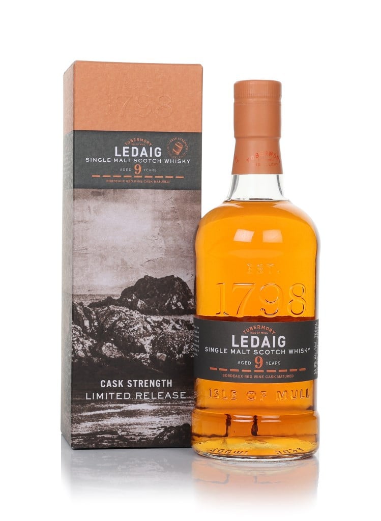 Ledaig 9 Year Old Bordeaux Red Wine Cask Matured 70cl