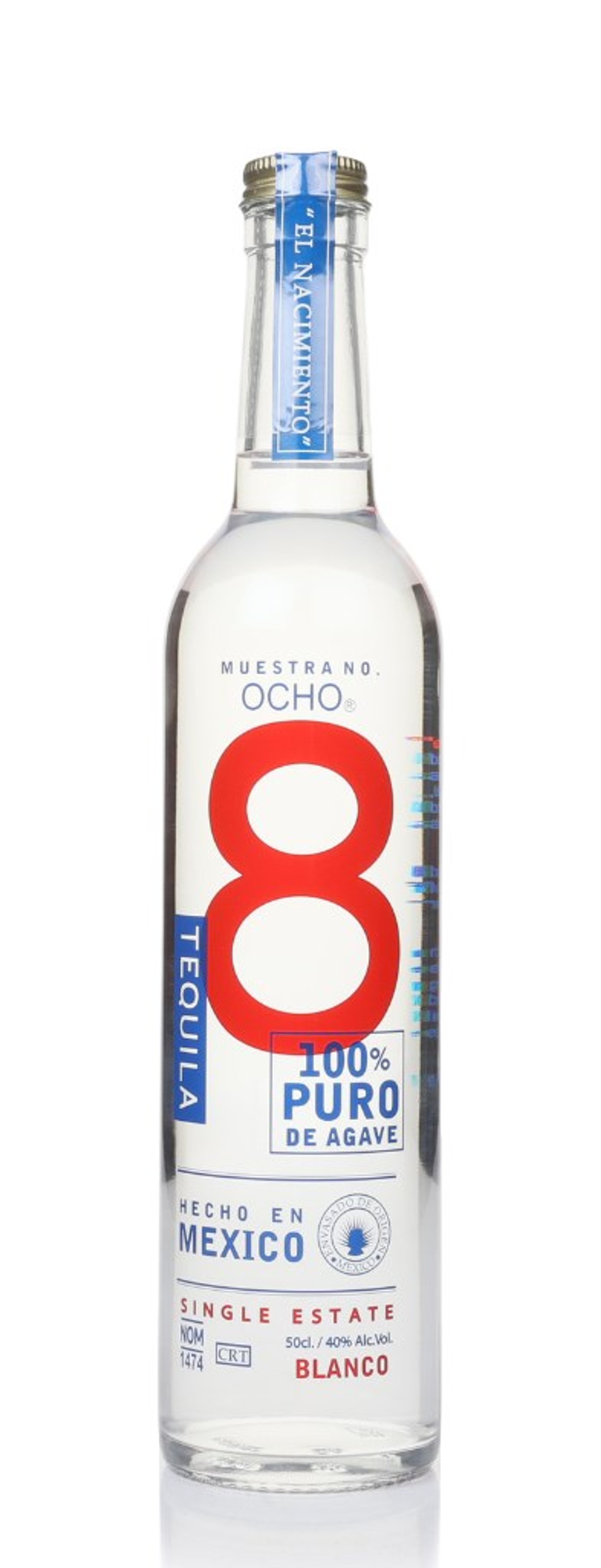 Ocho Blanco Tequila 2022 (El Nacimiento) 50cl