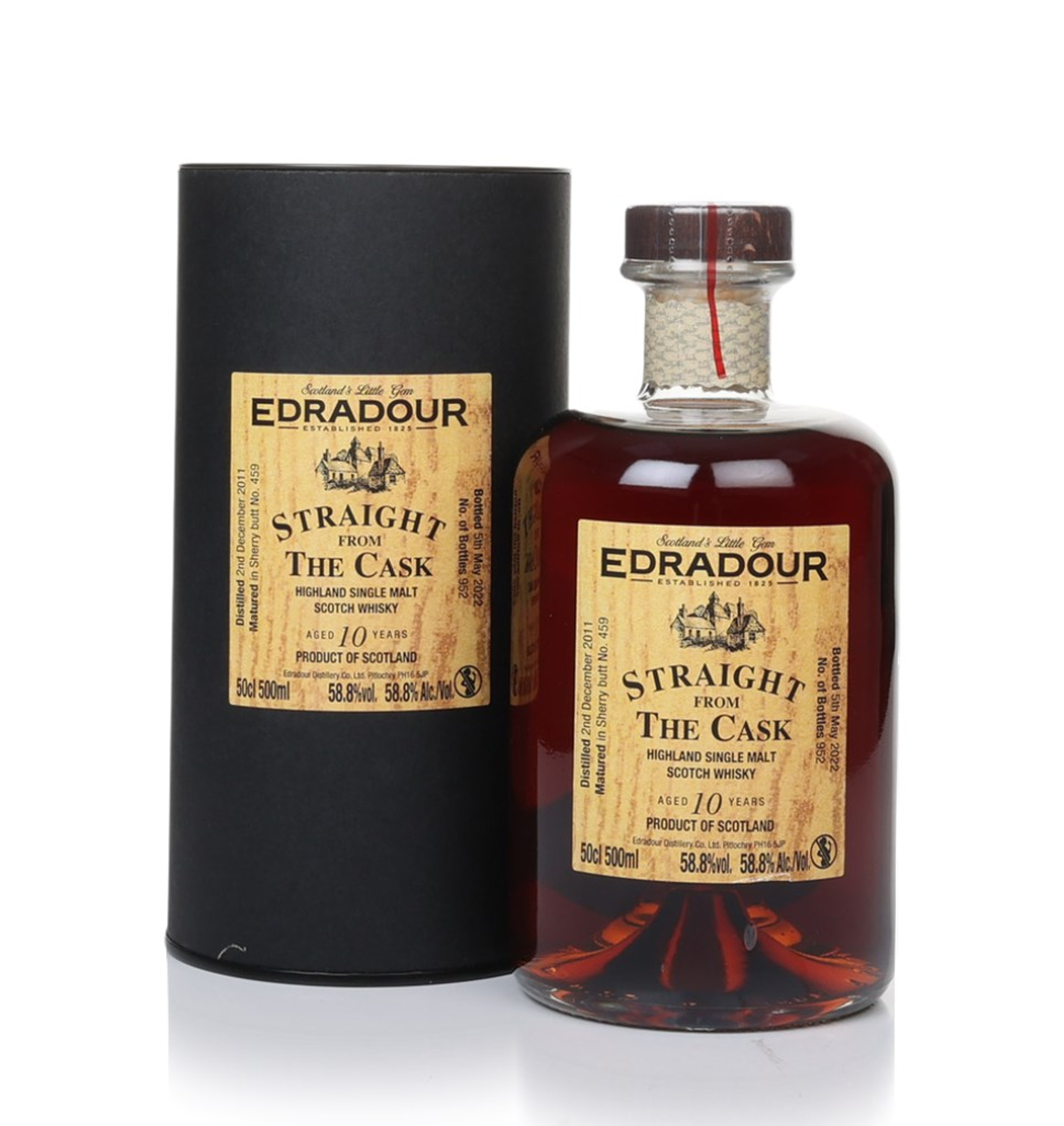 Edradour 10 Year Old 2011 (cask 459) - Straight From The Cask 50cl