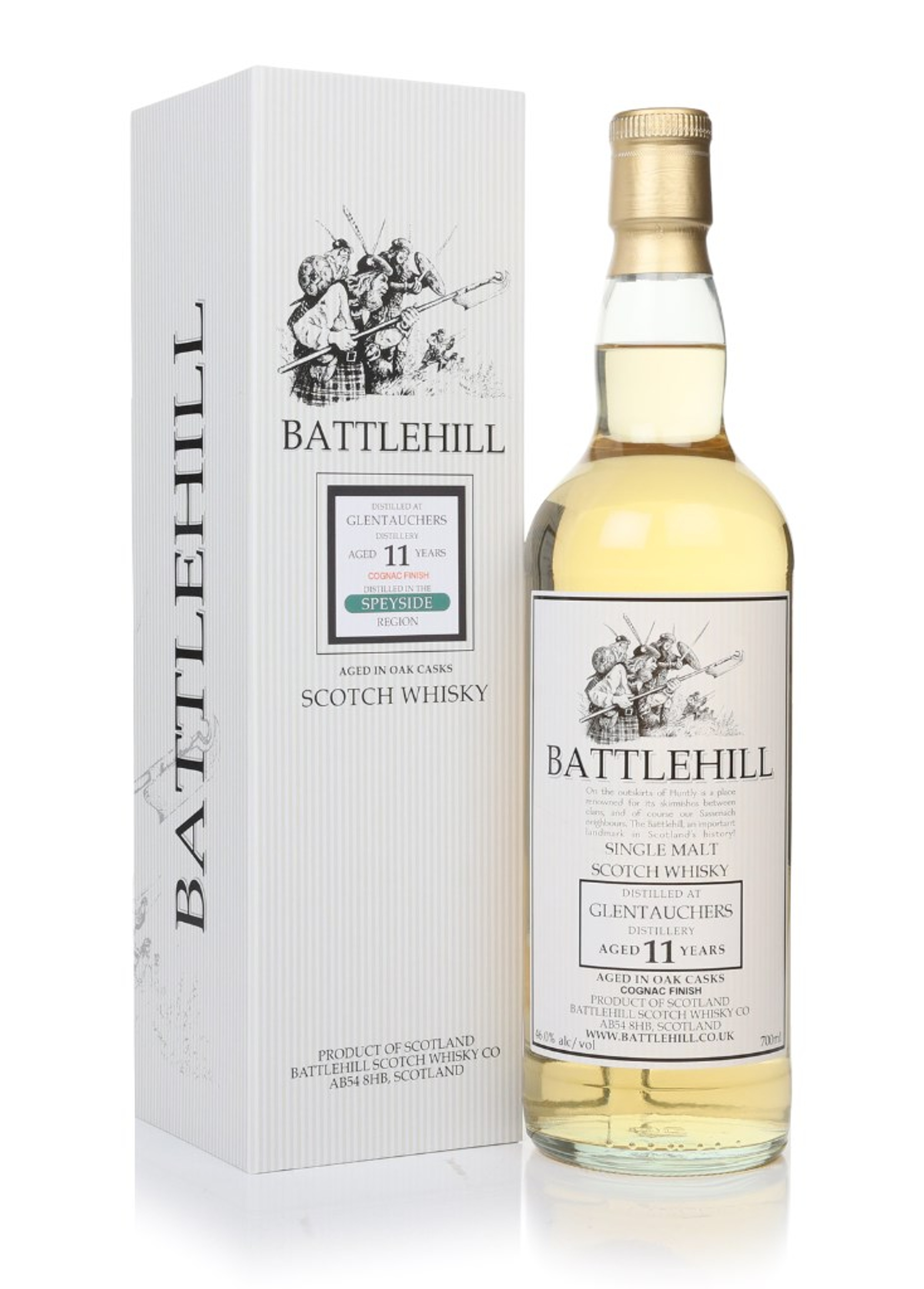 Glentauchers 11 Year Old - Battlehill (Duncan Taylor) 70cl