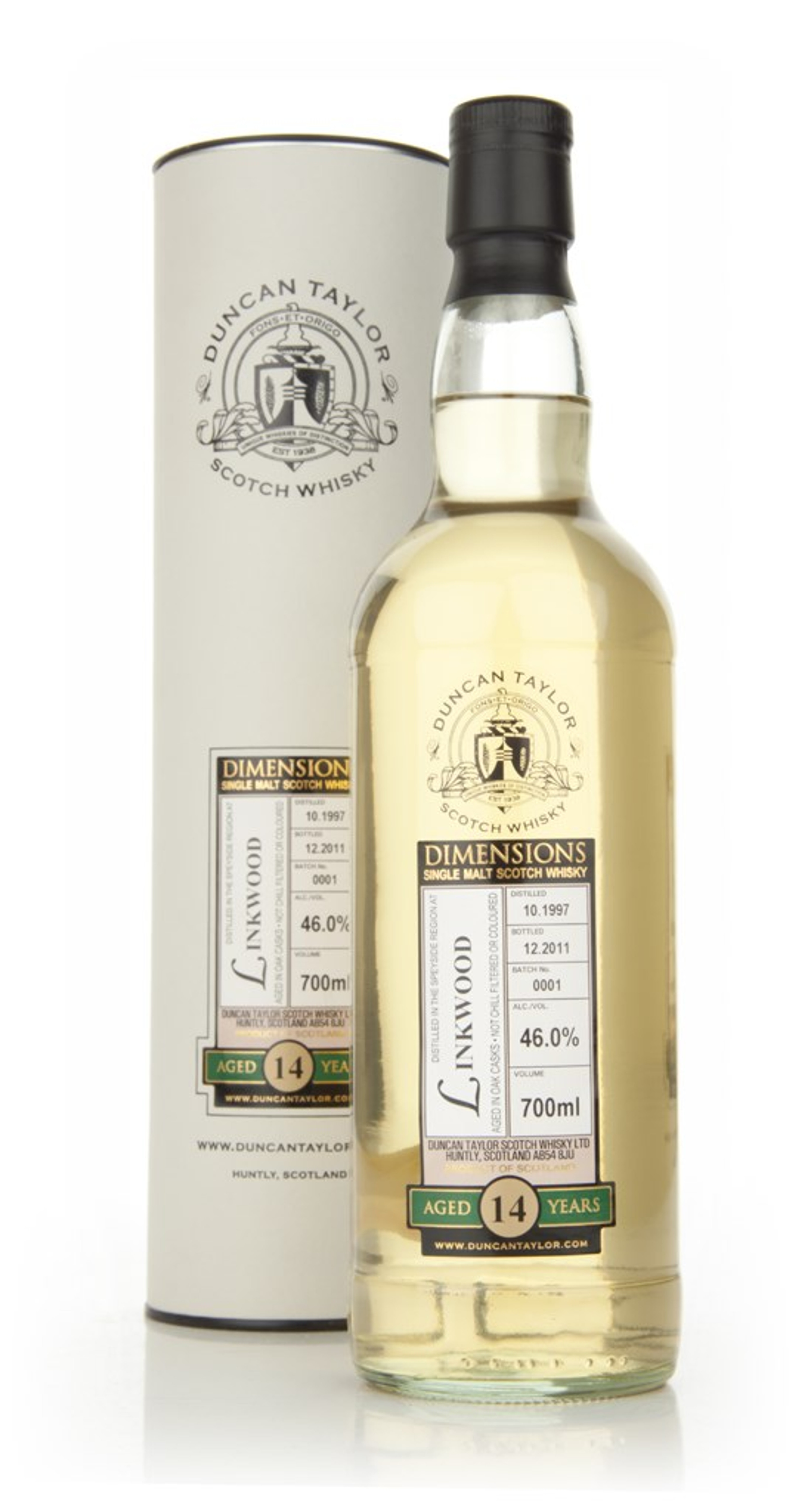 Linkwood 14 Year Old 1997 - Dimensions (Duncan Taylor) 70cl