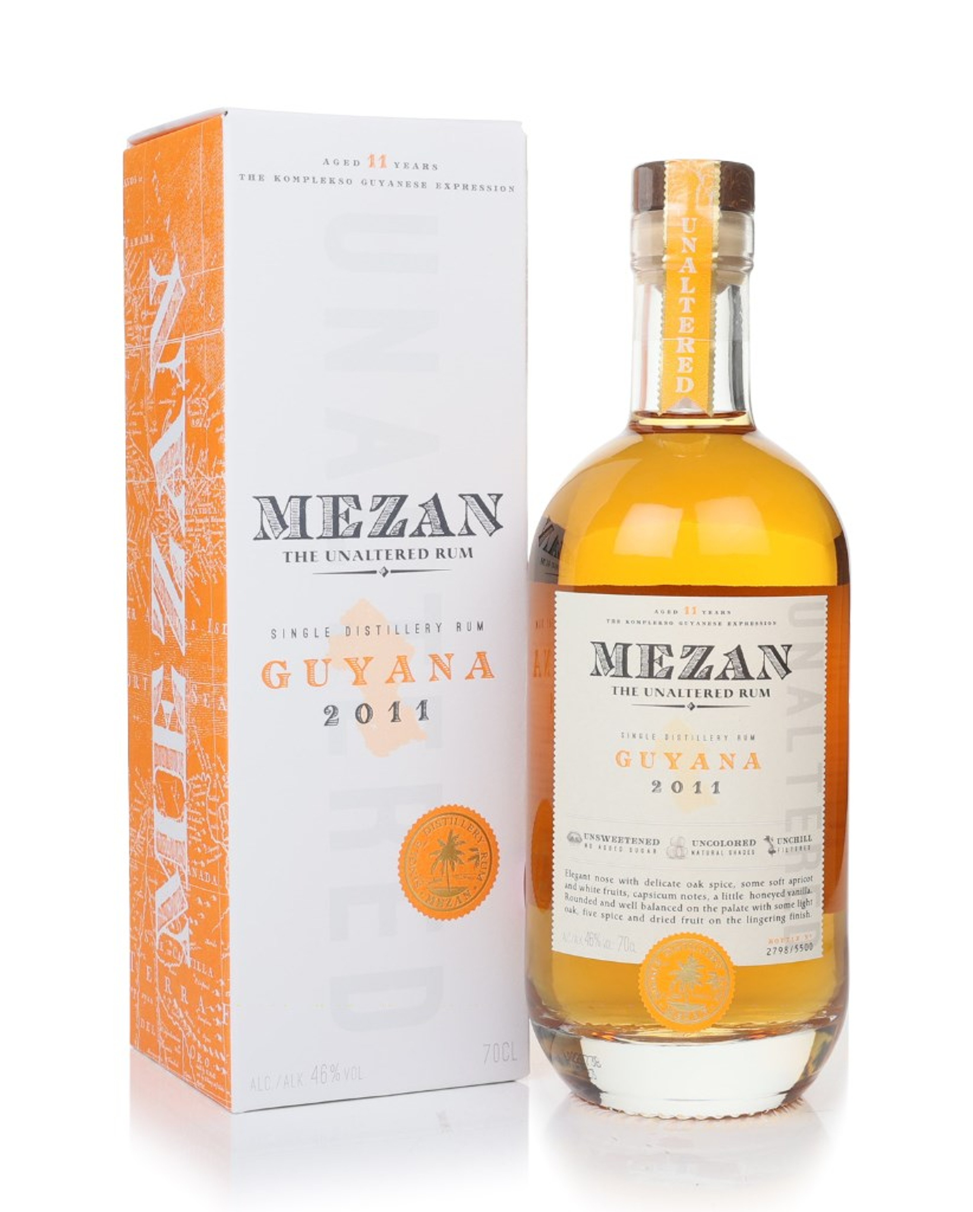 Mezan Guyana Diamond 2011 Rum 70cl