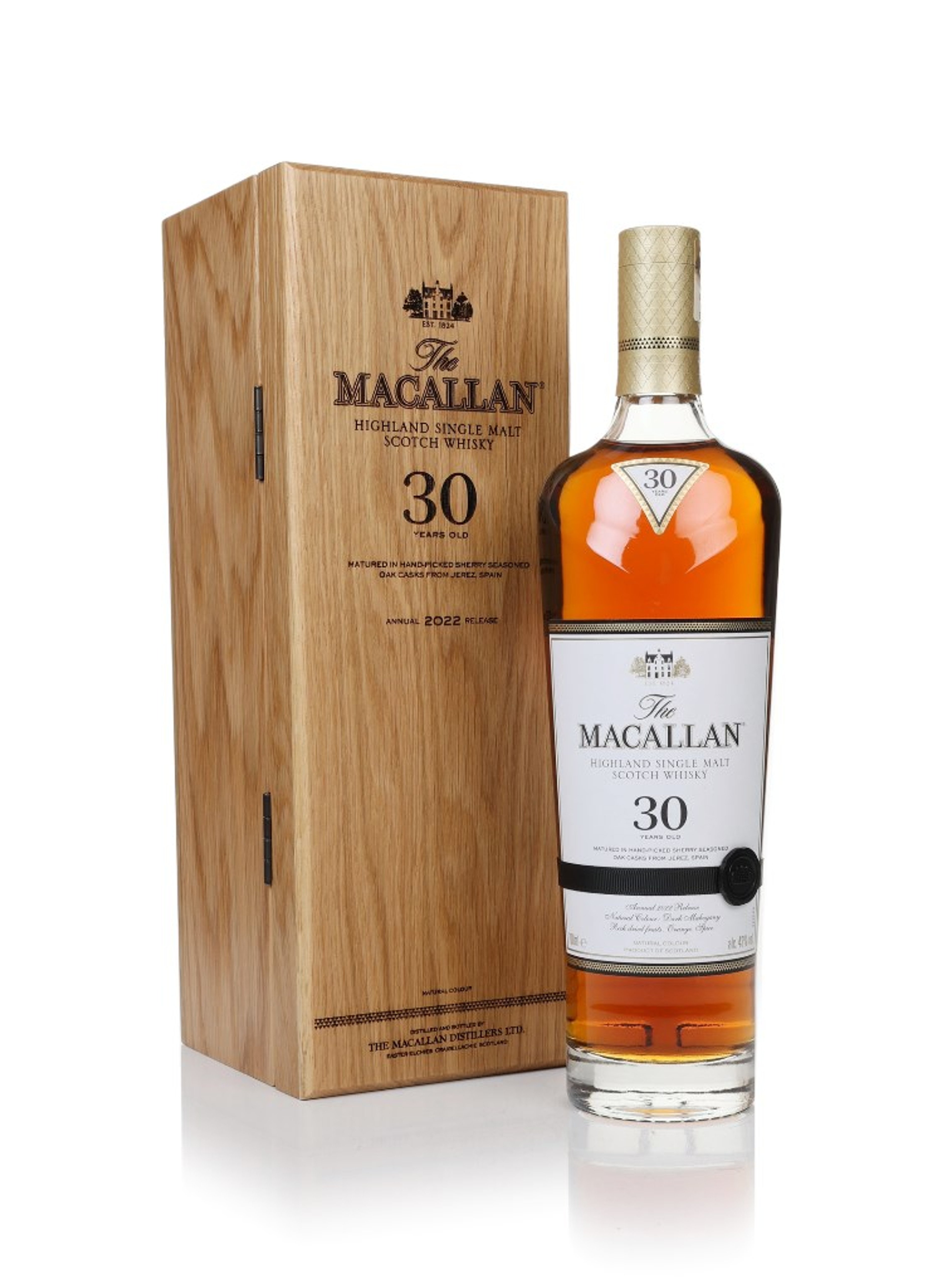 The Macallan 30 Year Old Sherry Oak (2022 Release) 70cl
