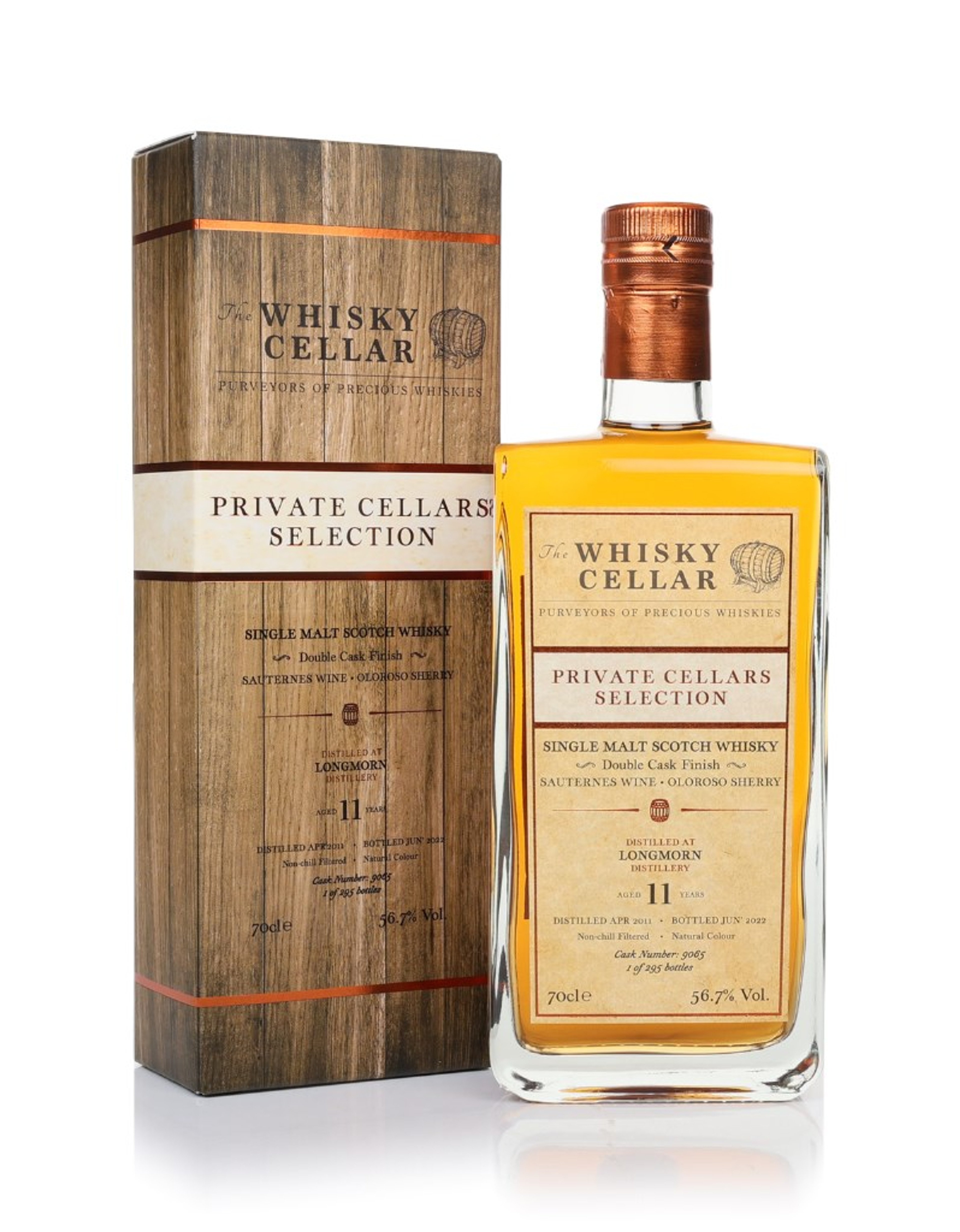 Longmorn 11 Year Old 2011 (cask 9065) - The Whisky Cellar 70cl
