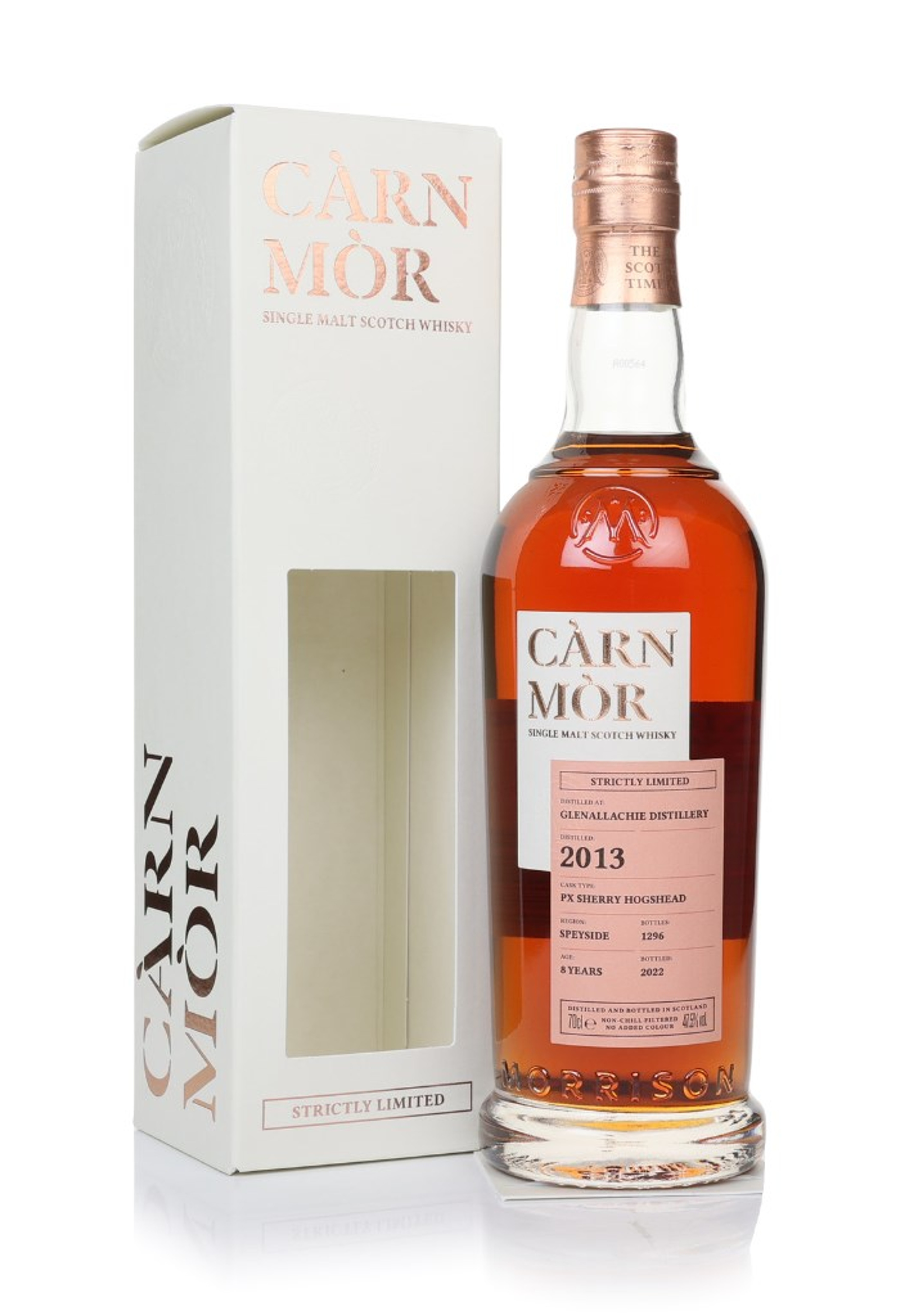 GlenAllachie 8 Year Old 2013 - Strictly Limited (Càrn Mòr) 70cl