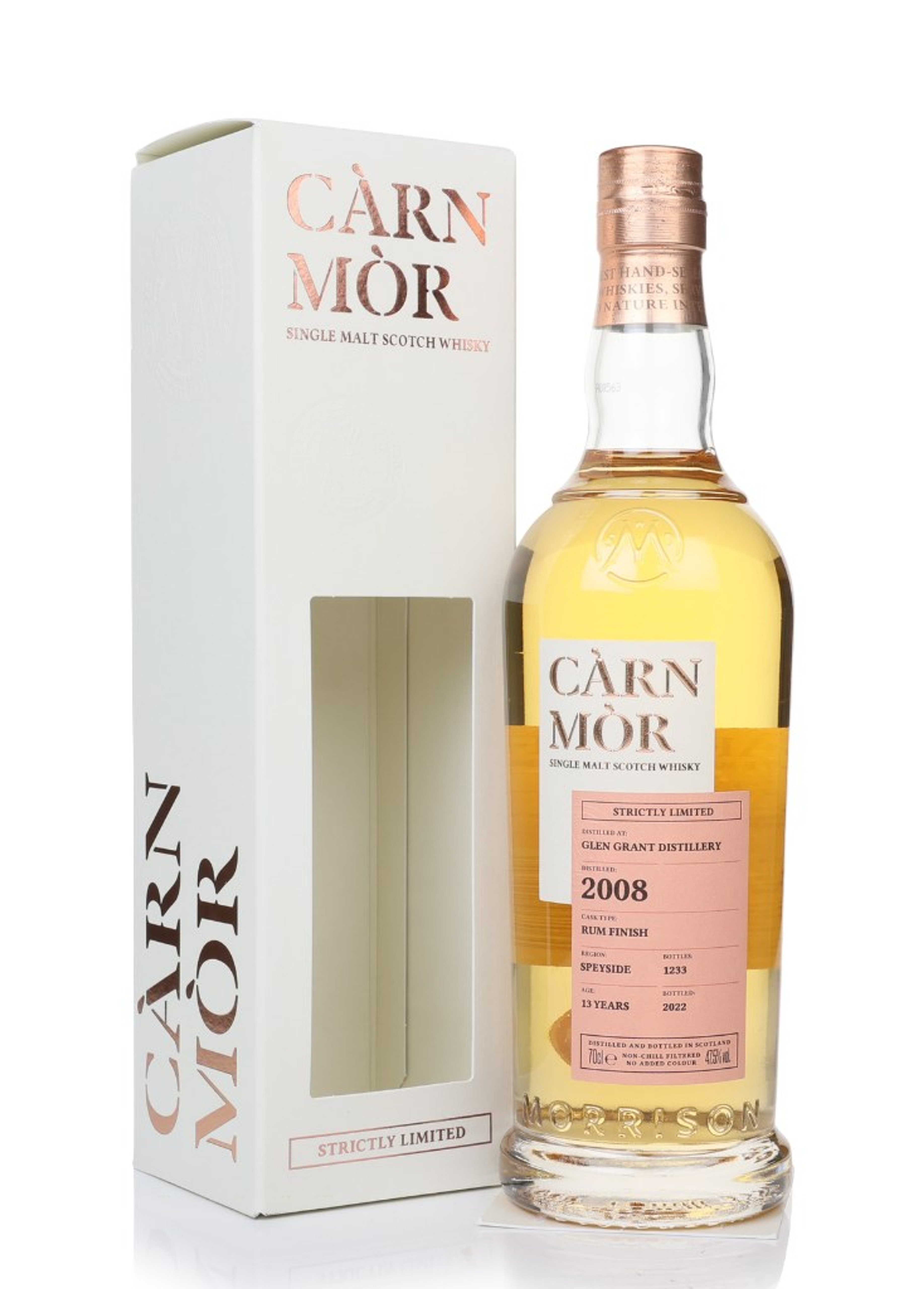 Glen Grant 13 Year Old 2008 - Strictly Limited (Càrn Mòr) 70cl