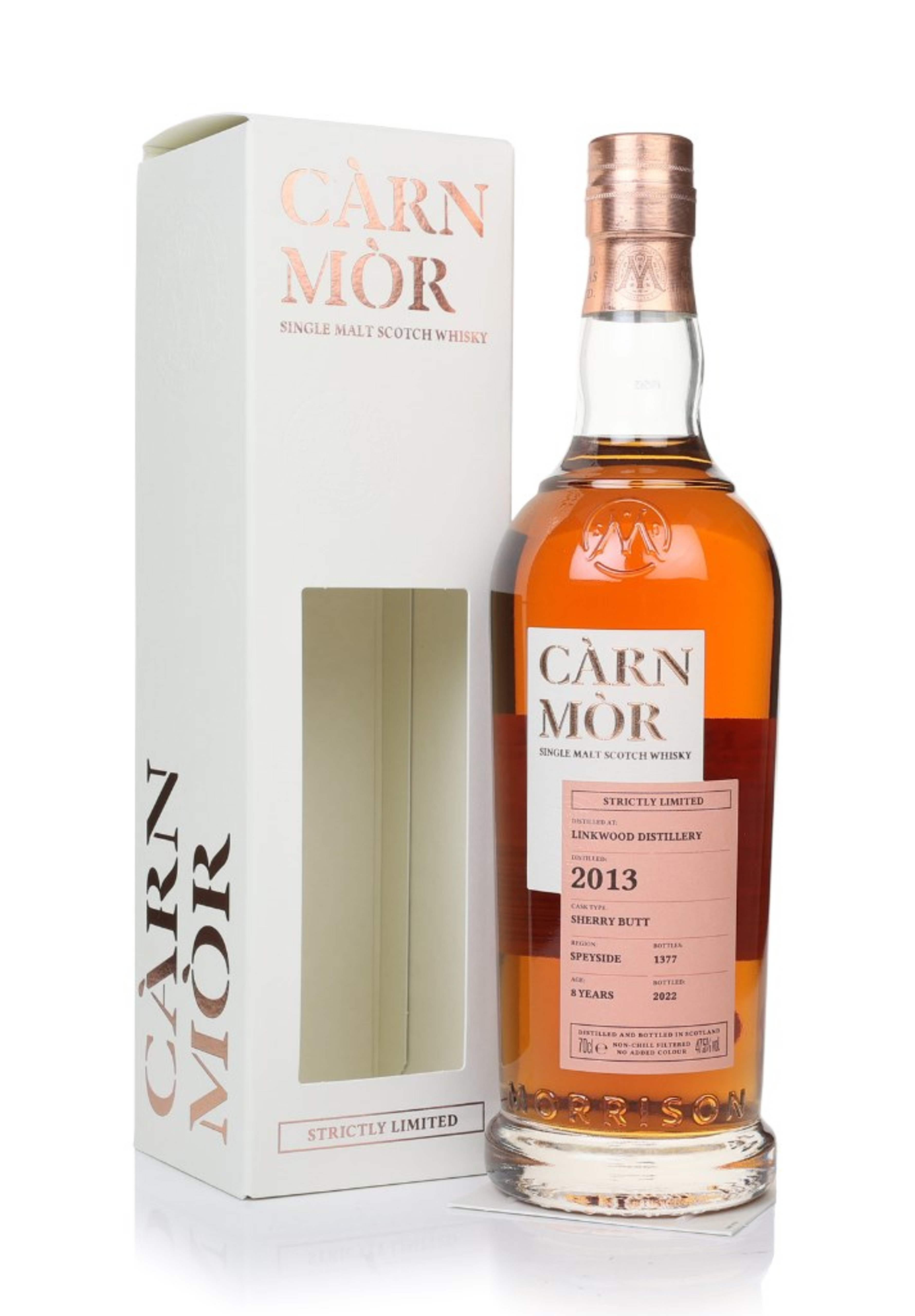 Linkwood 8 Year Old 2013 Sherry - Strictly Limited (Càrn Mòr) 70cl
