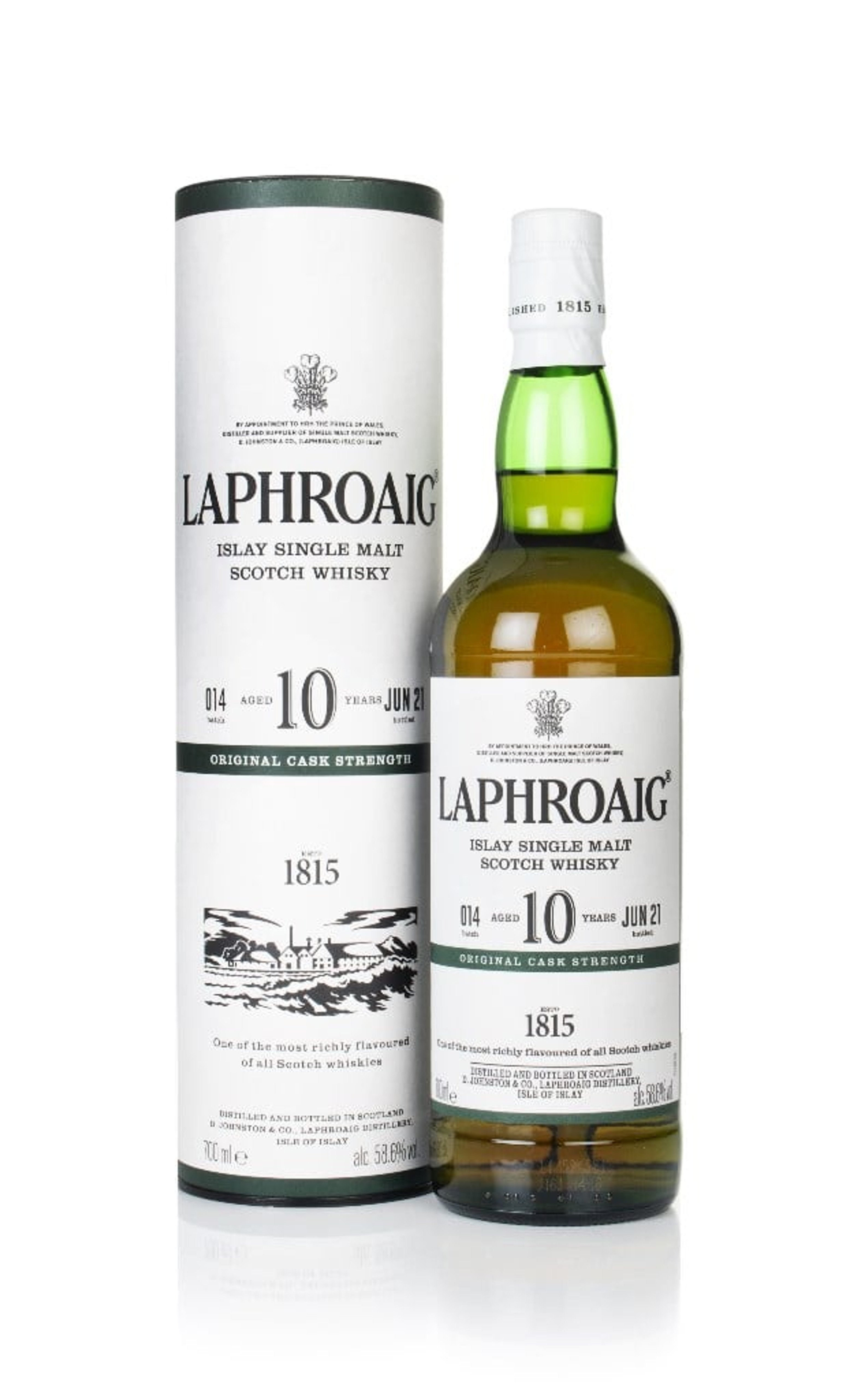 Laphroaig 10 Year Old Cask Strength - Batch 015 Batch 014