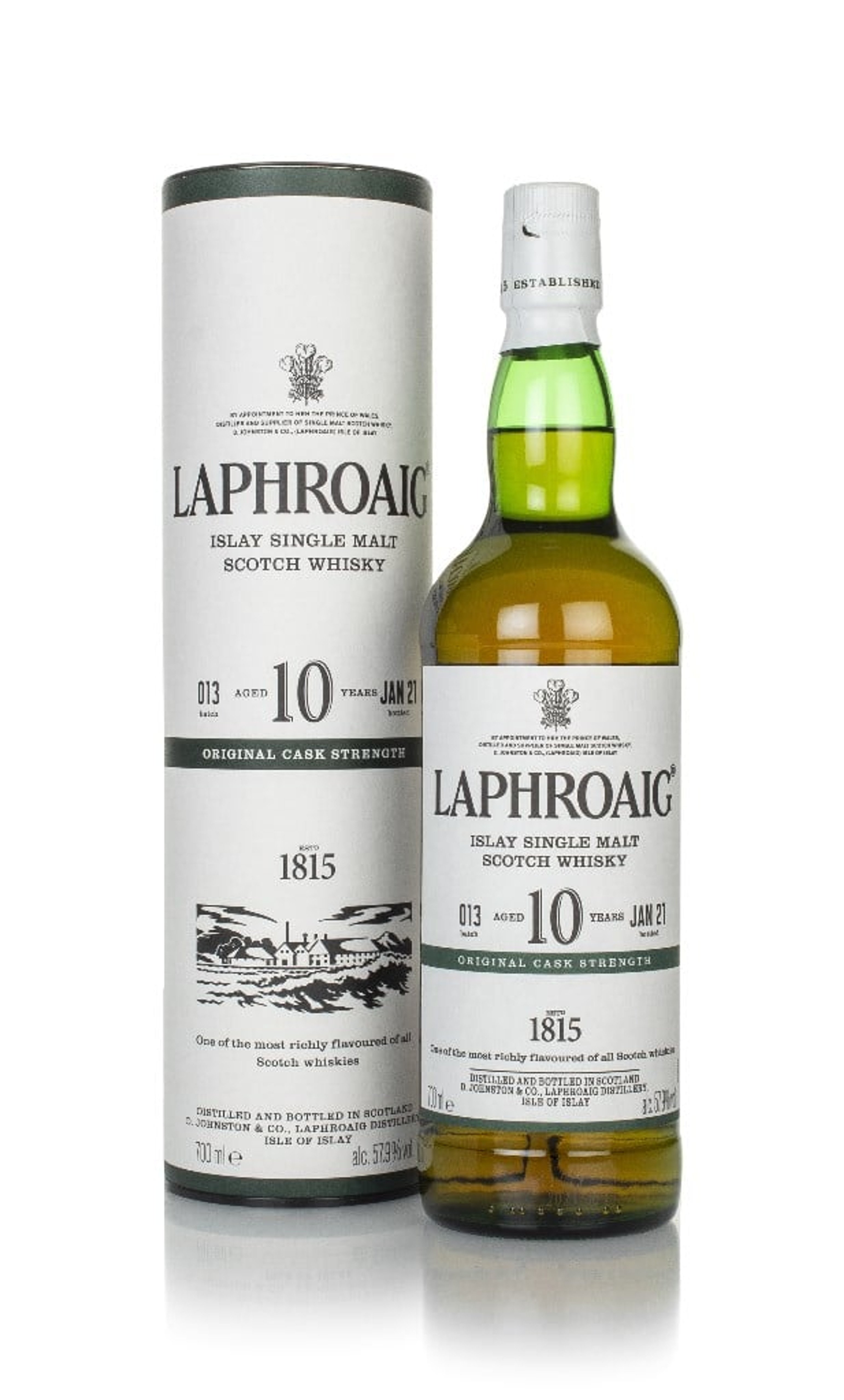 Laphroaig 10 Year Old Cask Strength - Batch 015 Batch 013