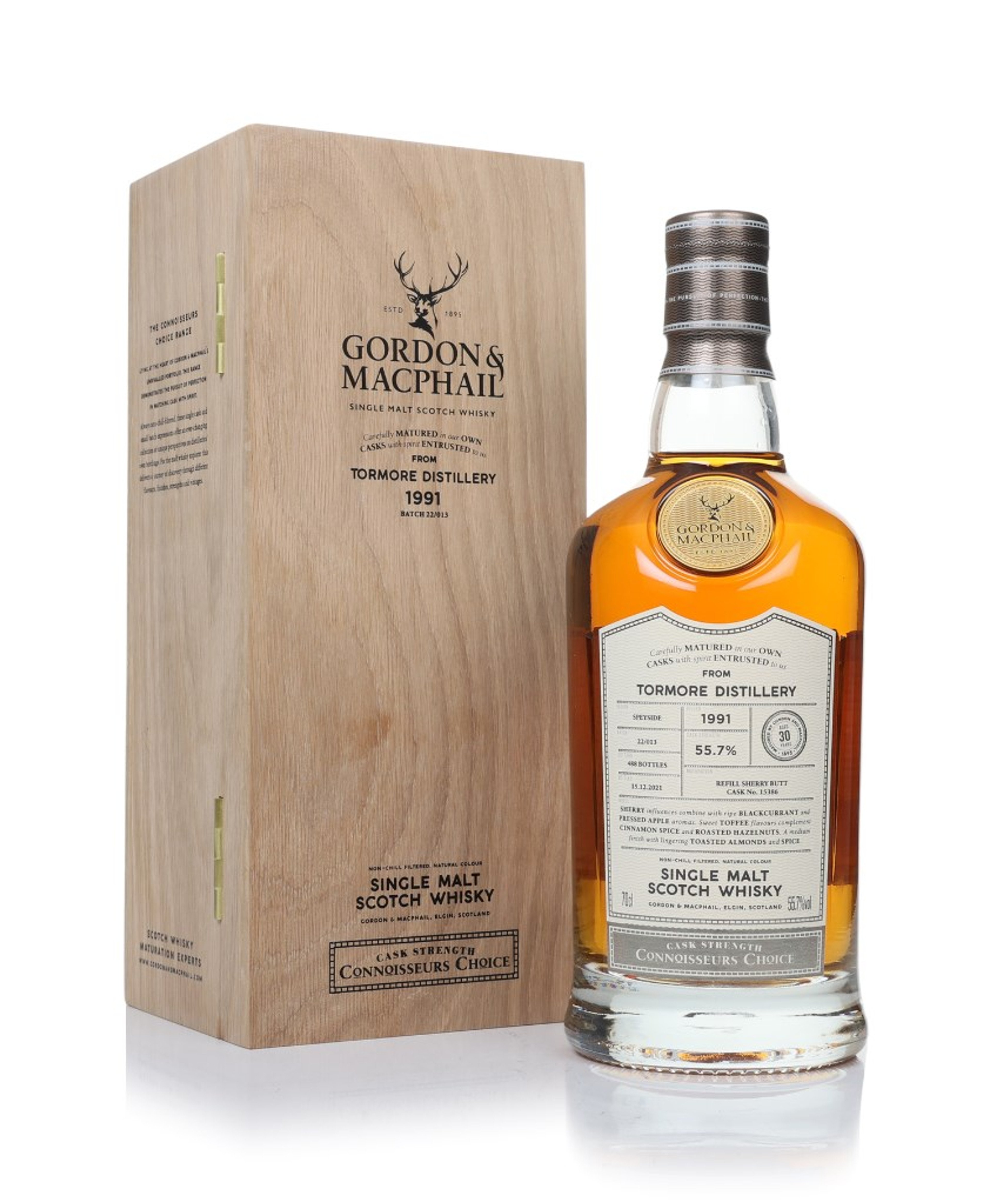 Tormore 30 Year Old 1991 (cask 15386) - Connoisseurs Choice (Gordon & MacPhail) 70cl