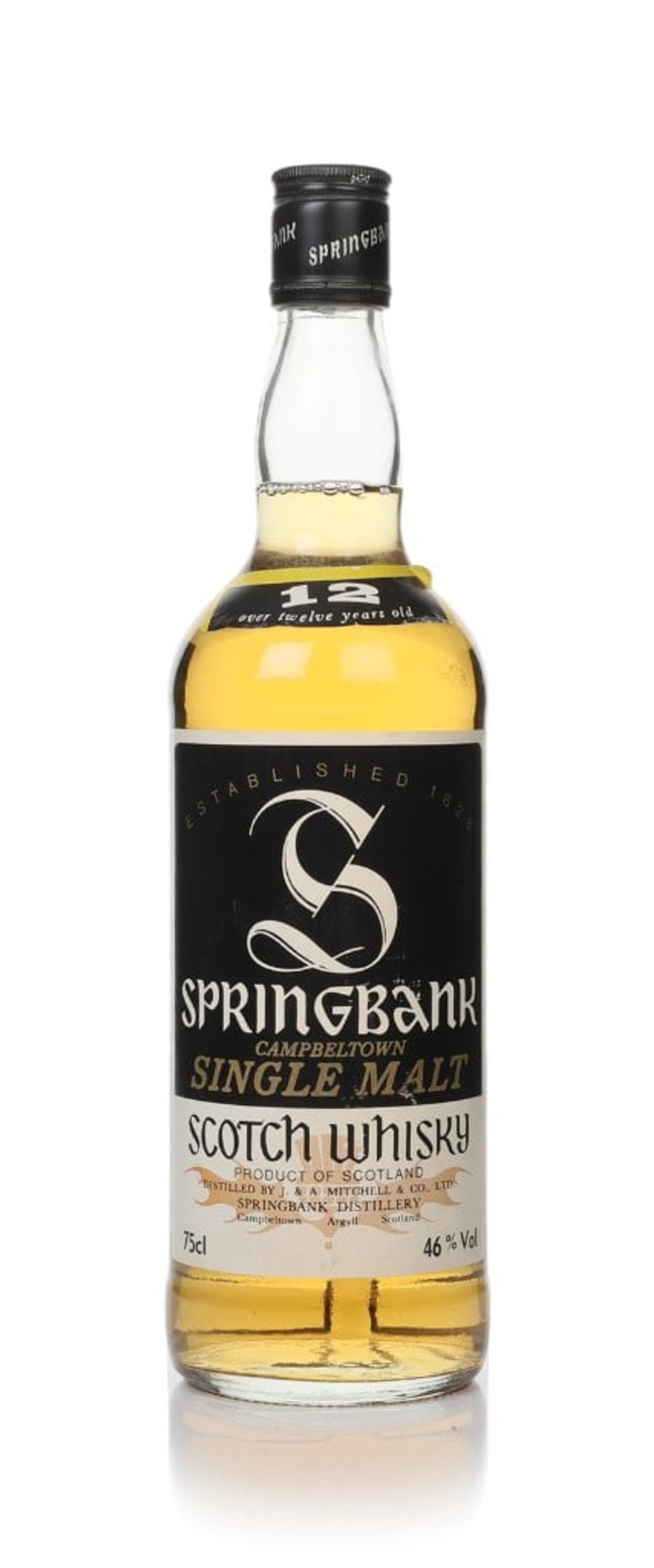 Springbank 12 Year Old - 1980s (No Presentation Box) 75cl