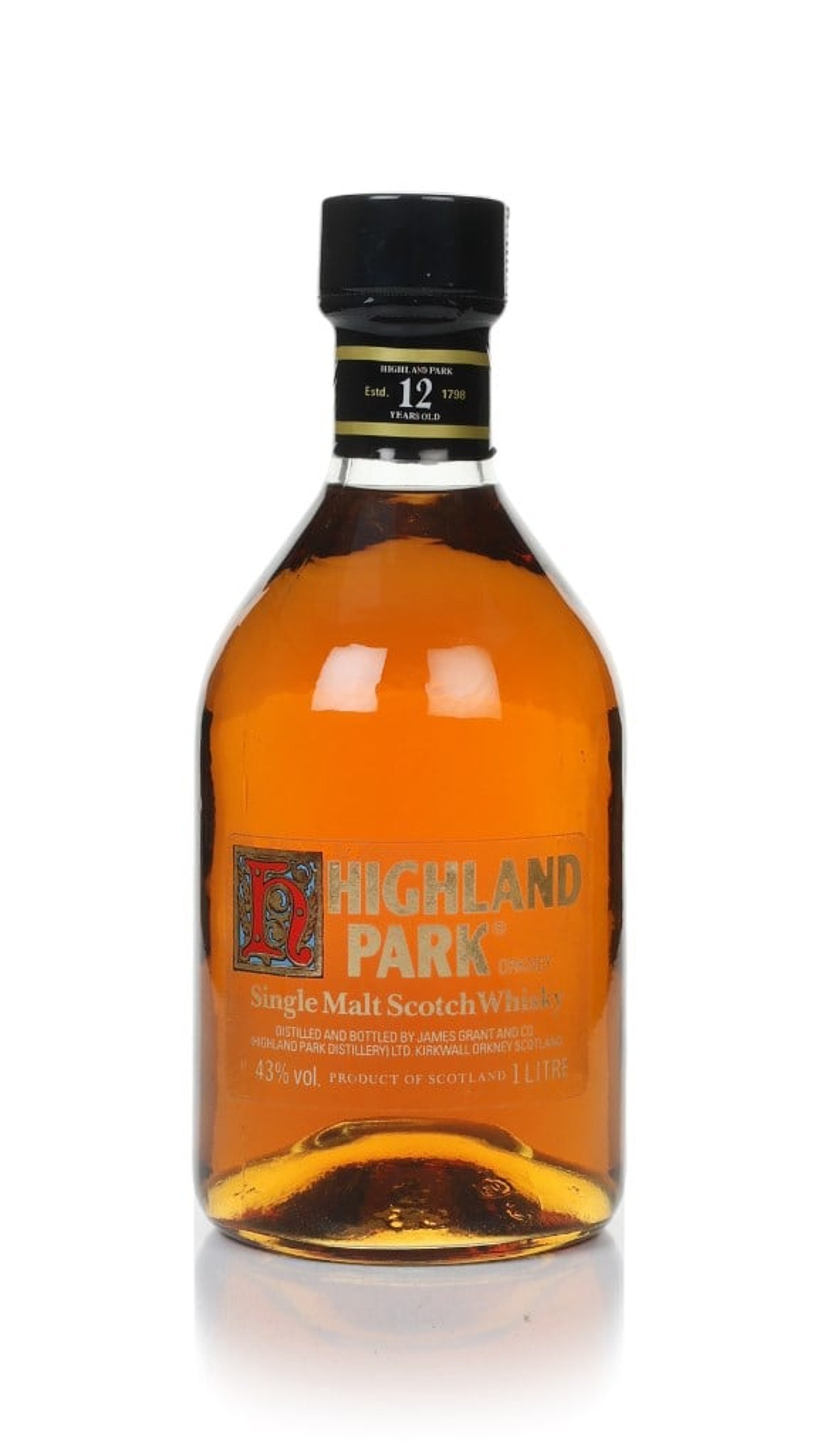 Highland Park 12 Year Old - 1980s (1L) 100cl