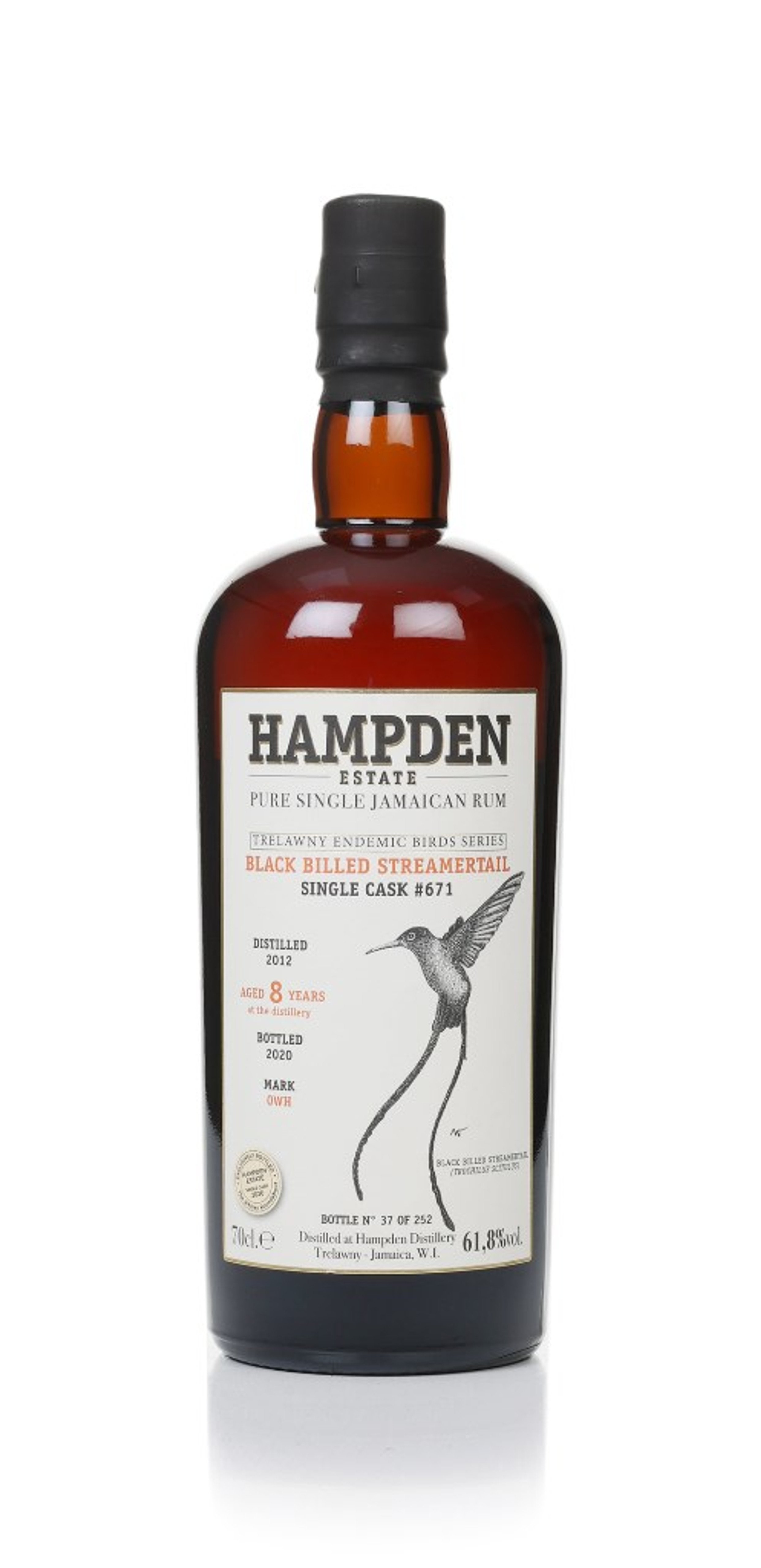 Hampden Estate 8 Year Old 2012 (cask 671) - Trelawny Endemic Bird Series 70cl