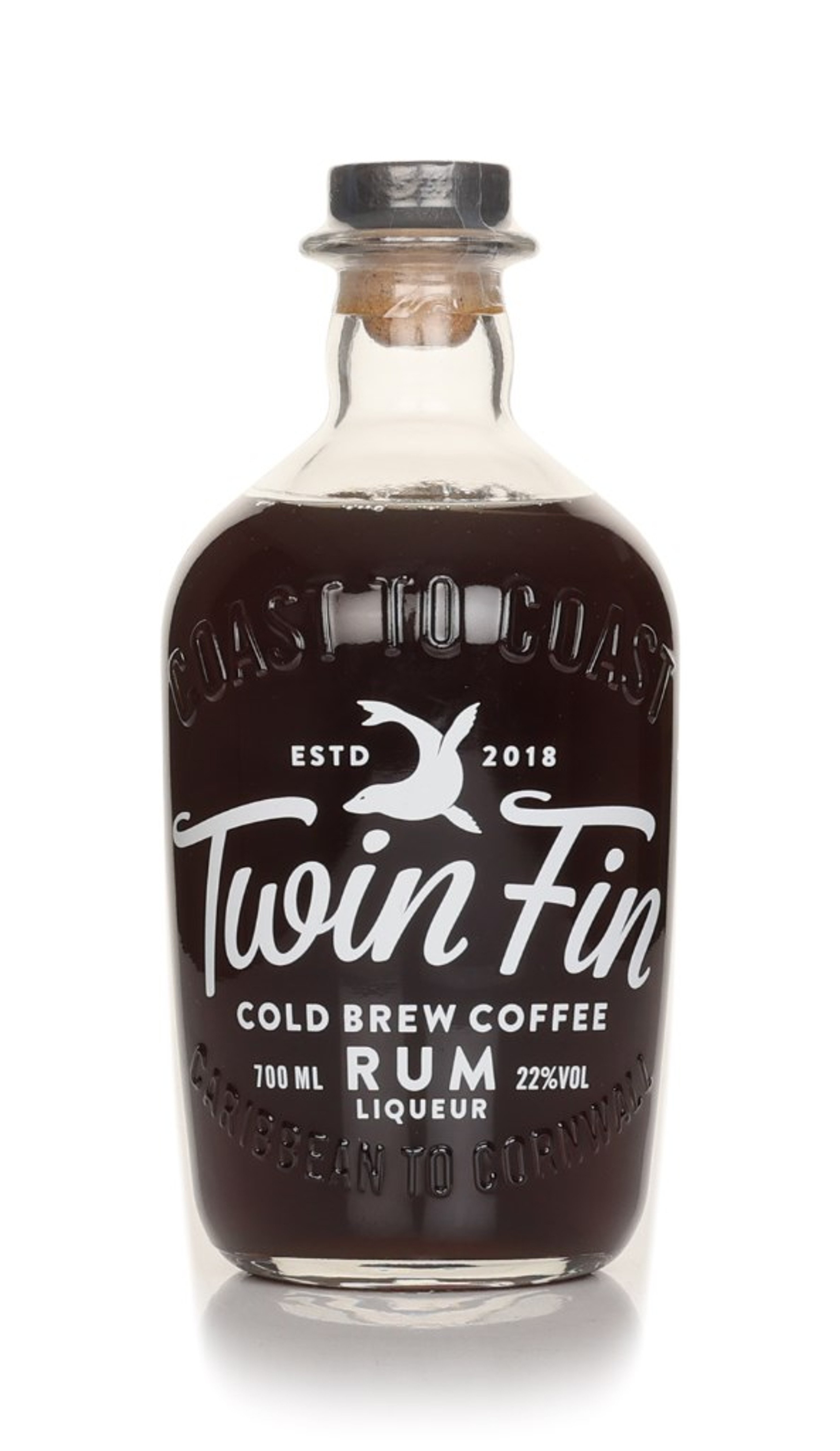 Twin Fin Cold Brew Coffee Rum Liqueur 70cl