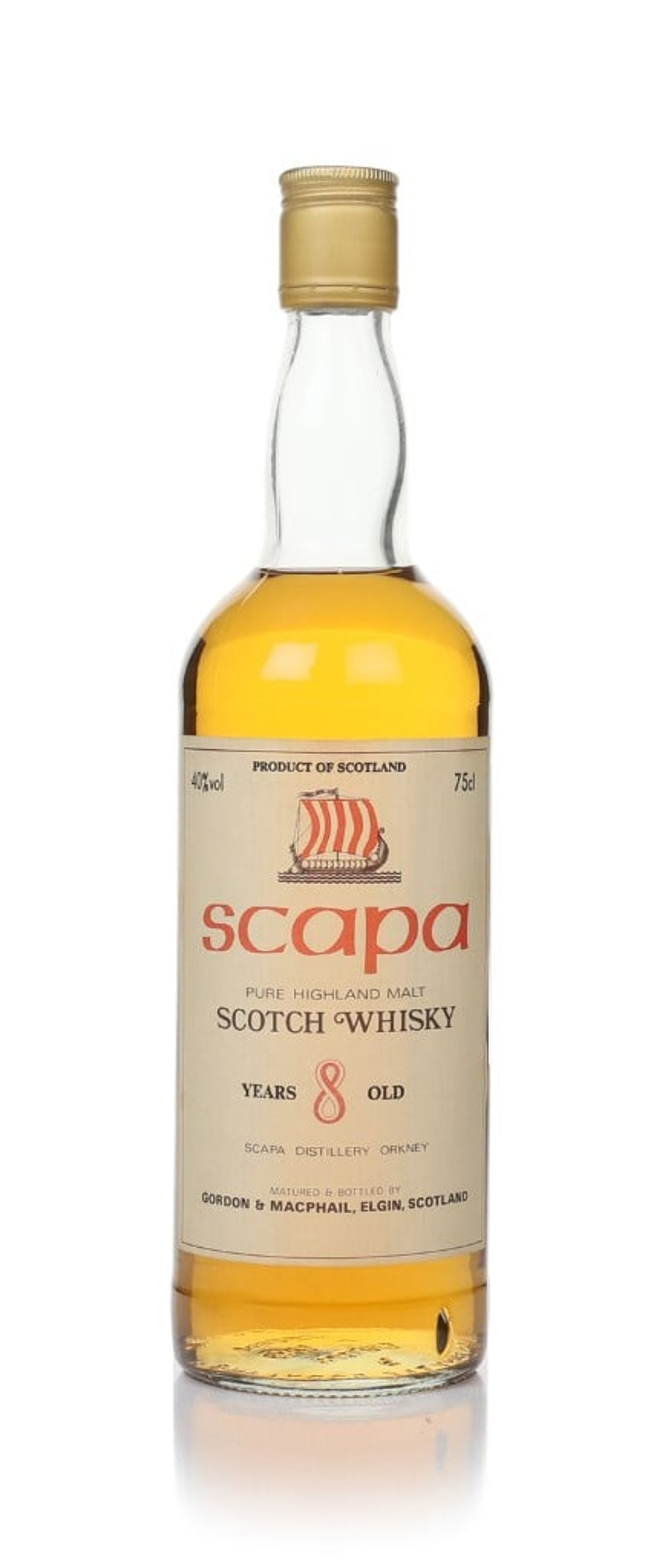 Scapa 8 Year Old (Gordon & MacPhail) - 1980s 75cl