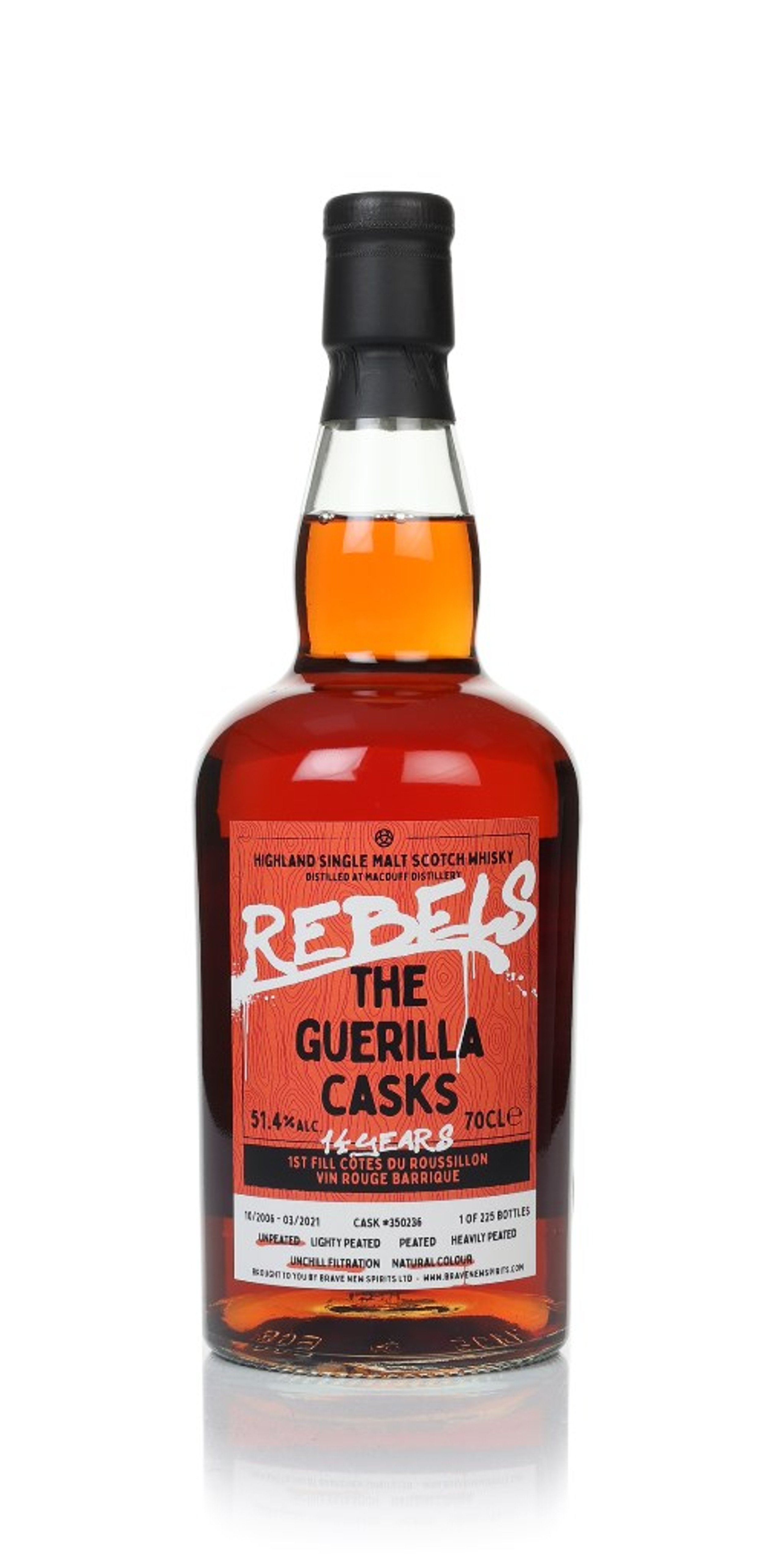 Macduff 14 Year Old 2006 (cask 350236) Rebels - The Guerilla Casks (Brave New Spirits) 70cl