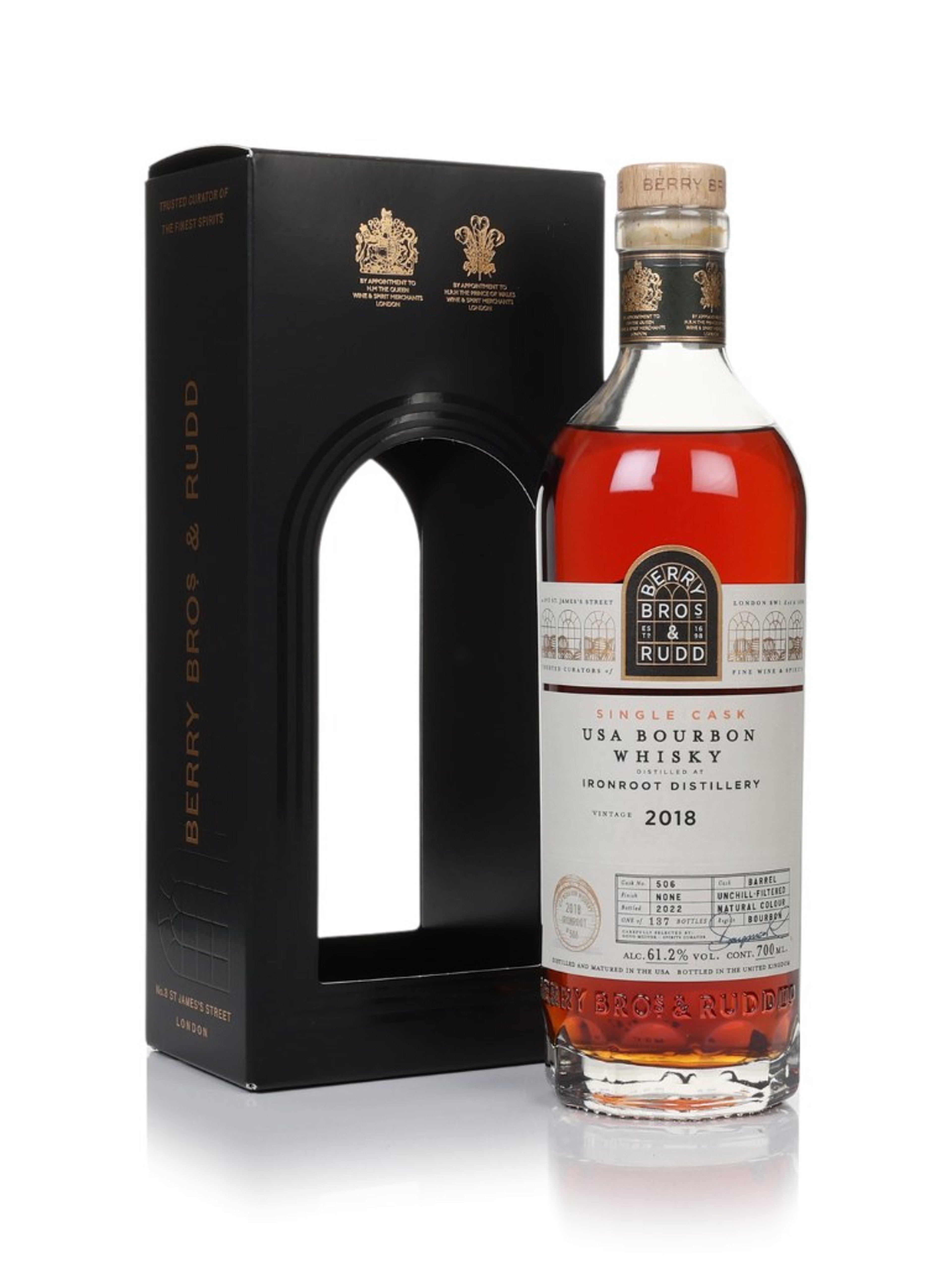 Ironroot 4 Year Old 2018 (cask 506) - Berry Bros. & Rudd 70cl