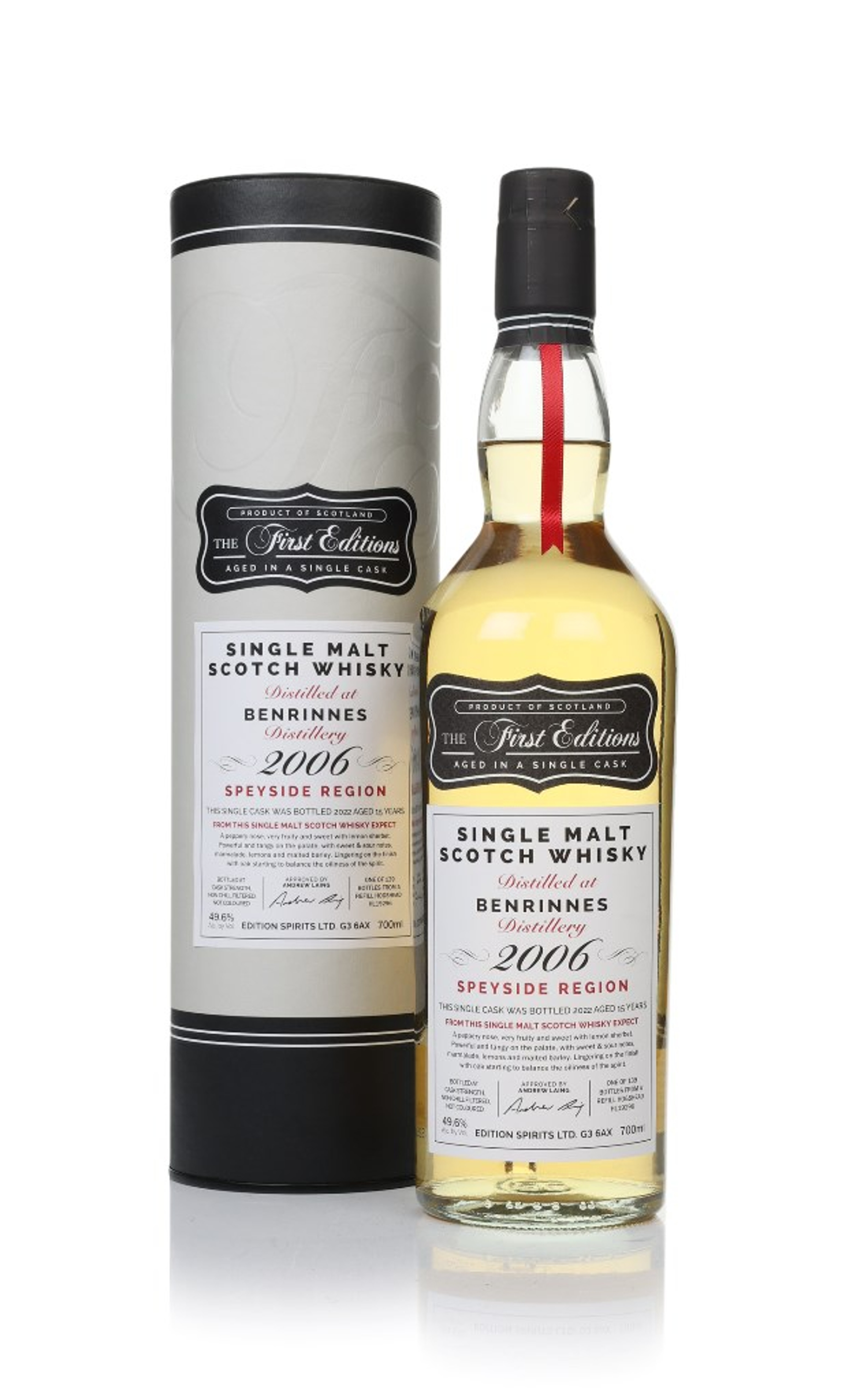Benrinnes 15 Year Old 2006 (cask 19296)  - The First Editions (Hunter Laing) 70cl