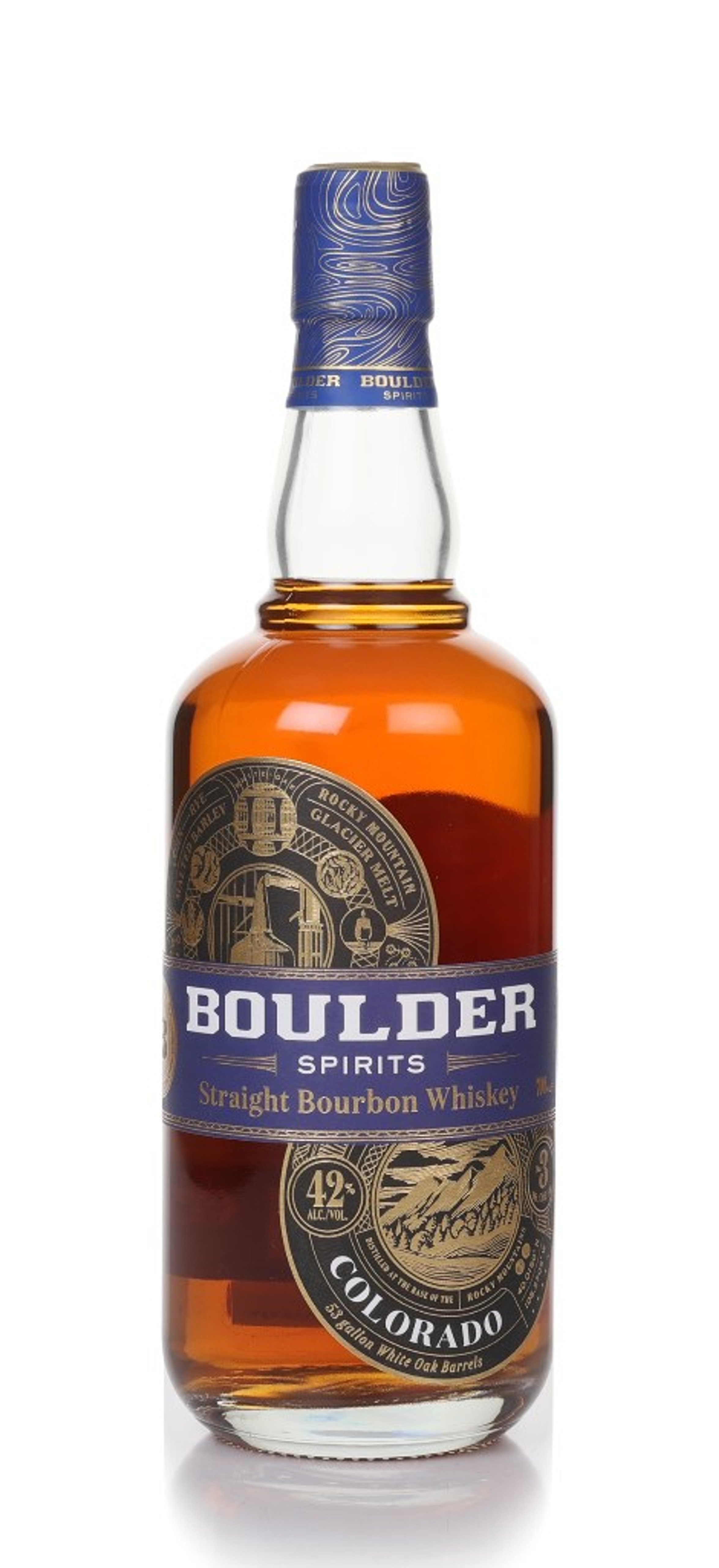 Boulder Straight Bourbon Whiskey 70cl