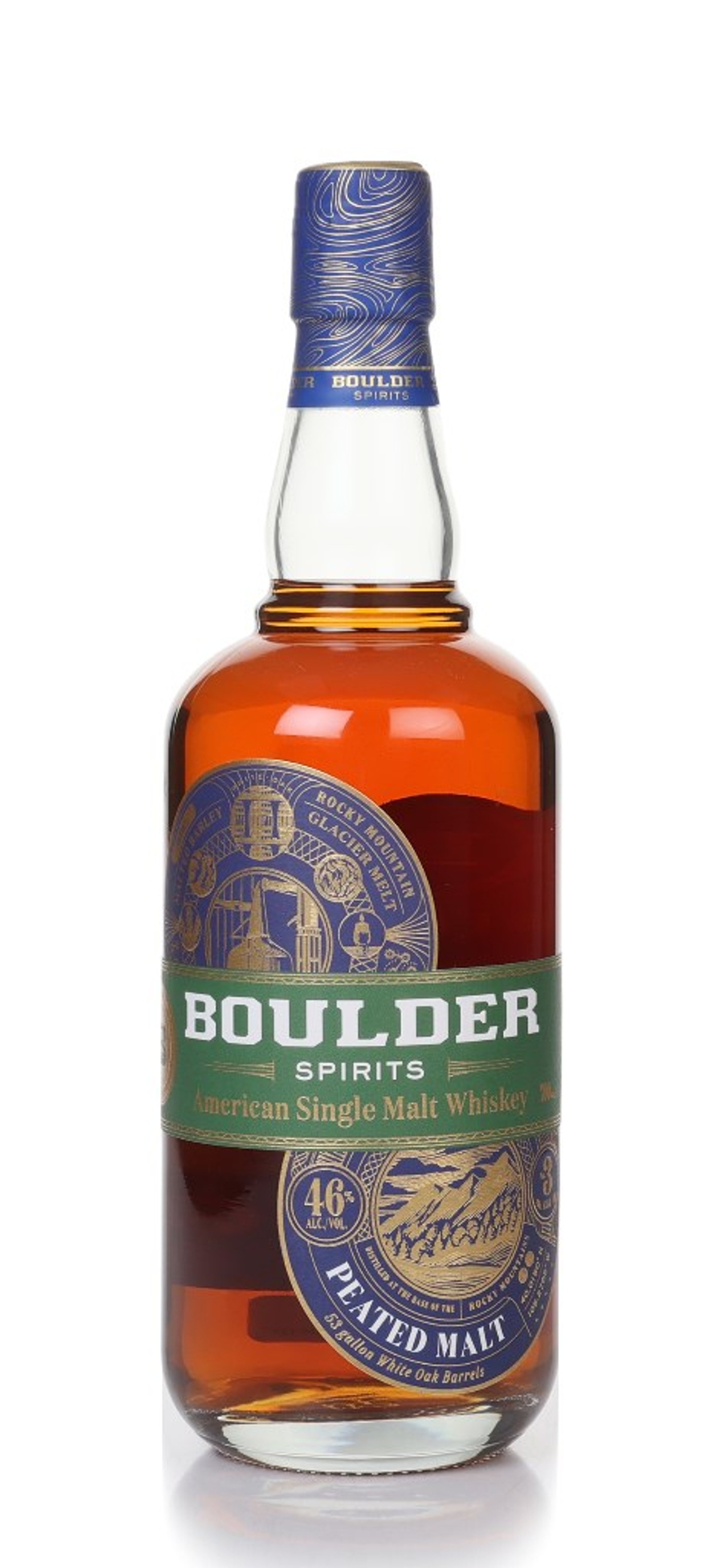 Boulder Peated Malt American Single Malt Whiskey 70cl
