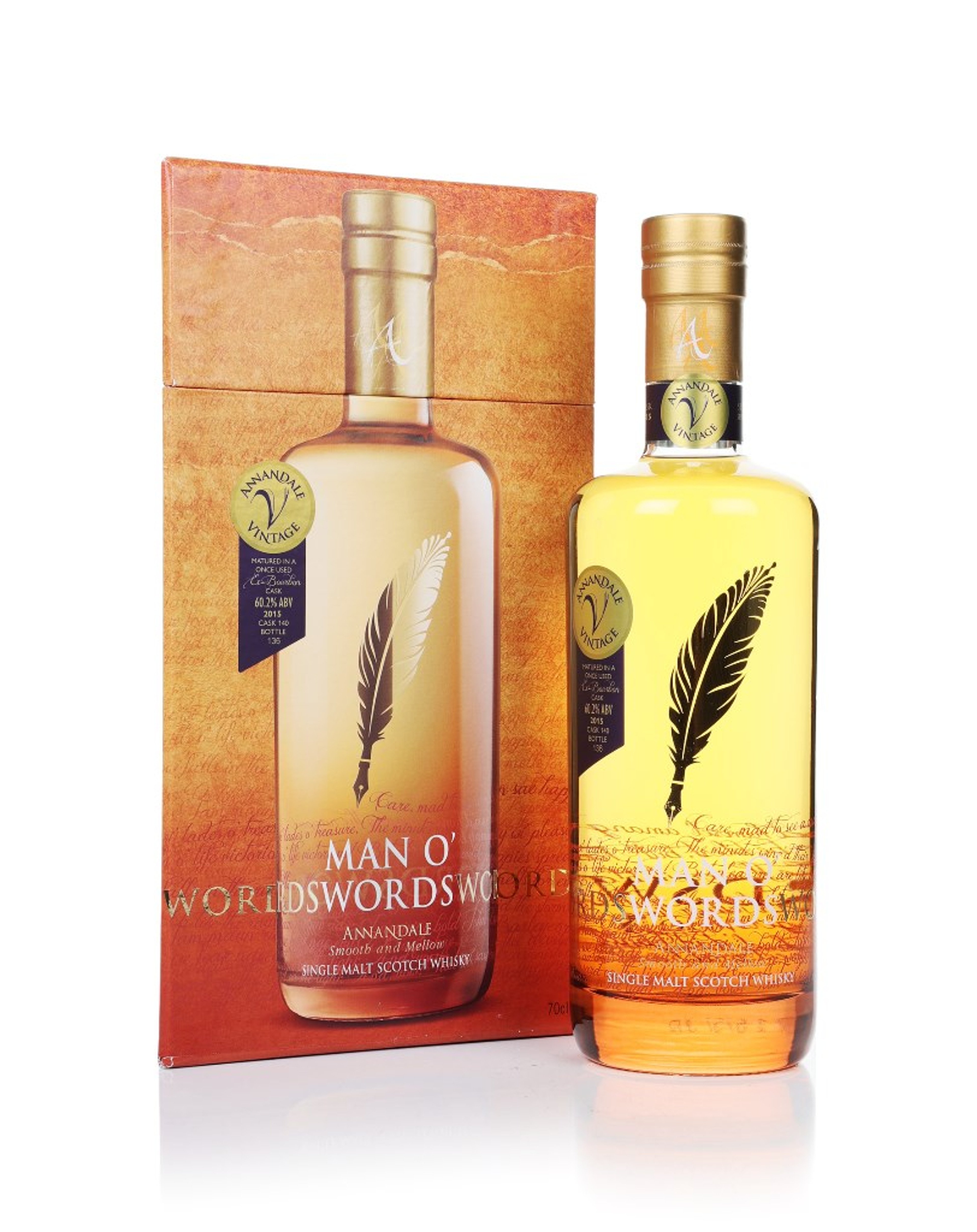 Annandale Man O’Words Vintage 2015 – Bourbon Cask (cask 140) 70cl