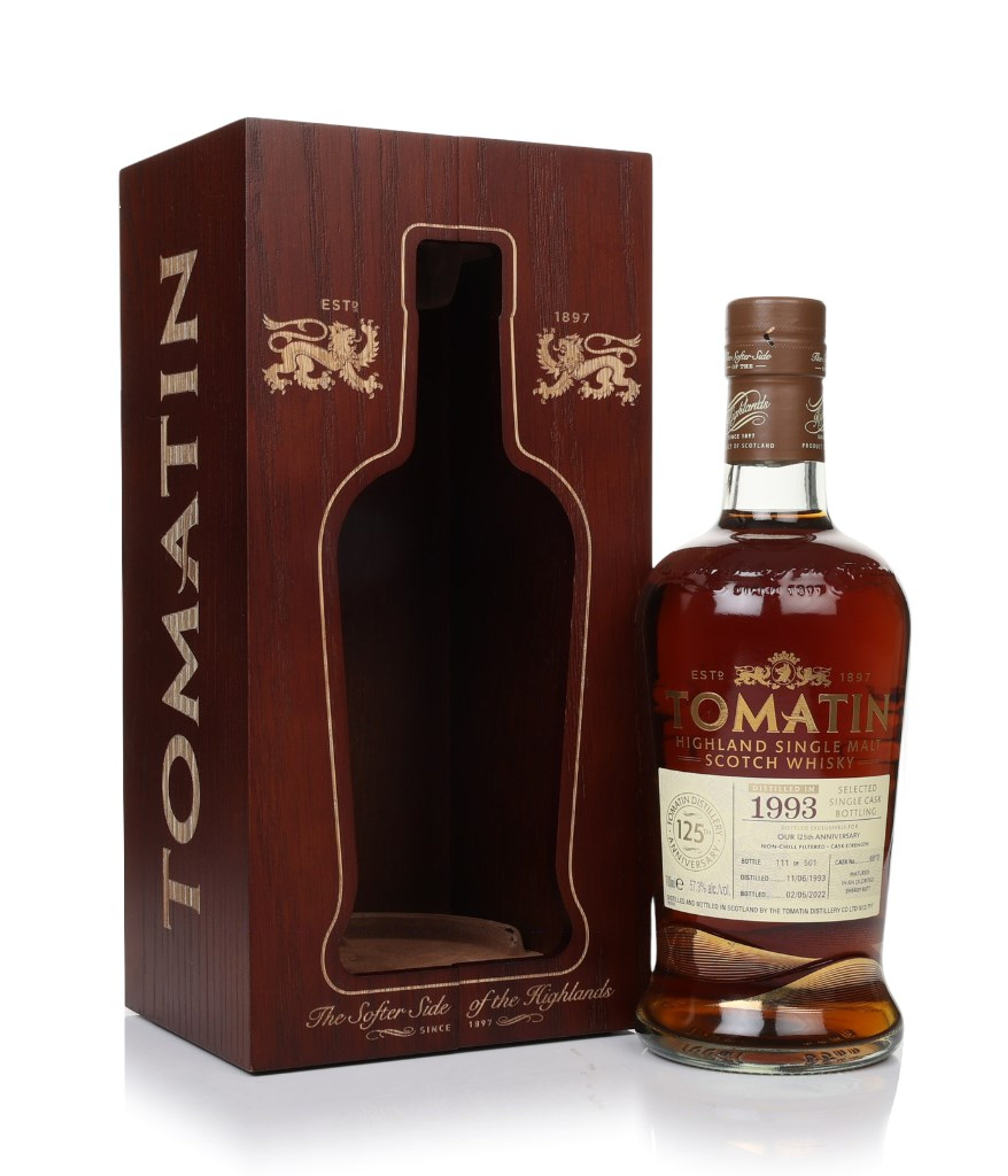 Tomatin Single Cask 1993 (cask 6810) - 125th Anniversary 70cl