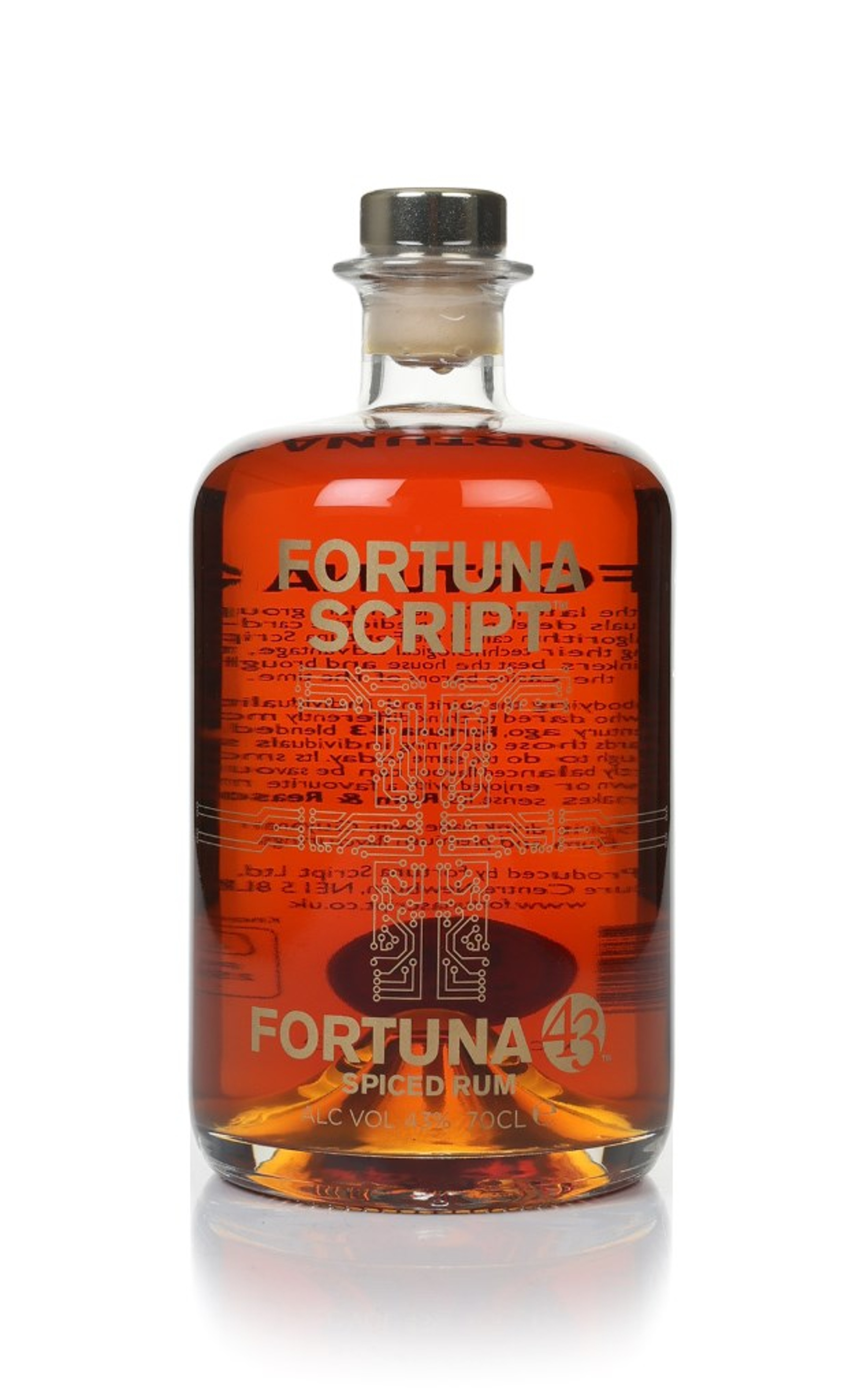 Fortuna Script 43 Spiced Rum 70cl