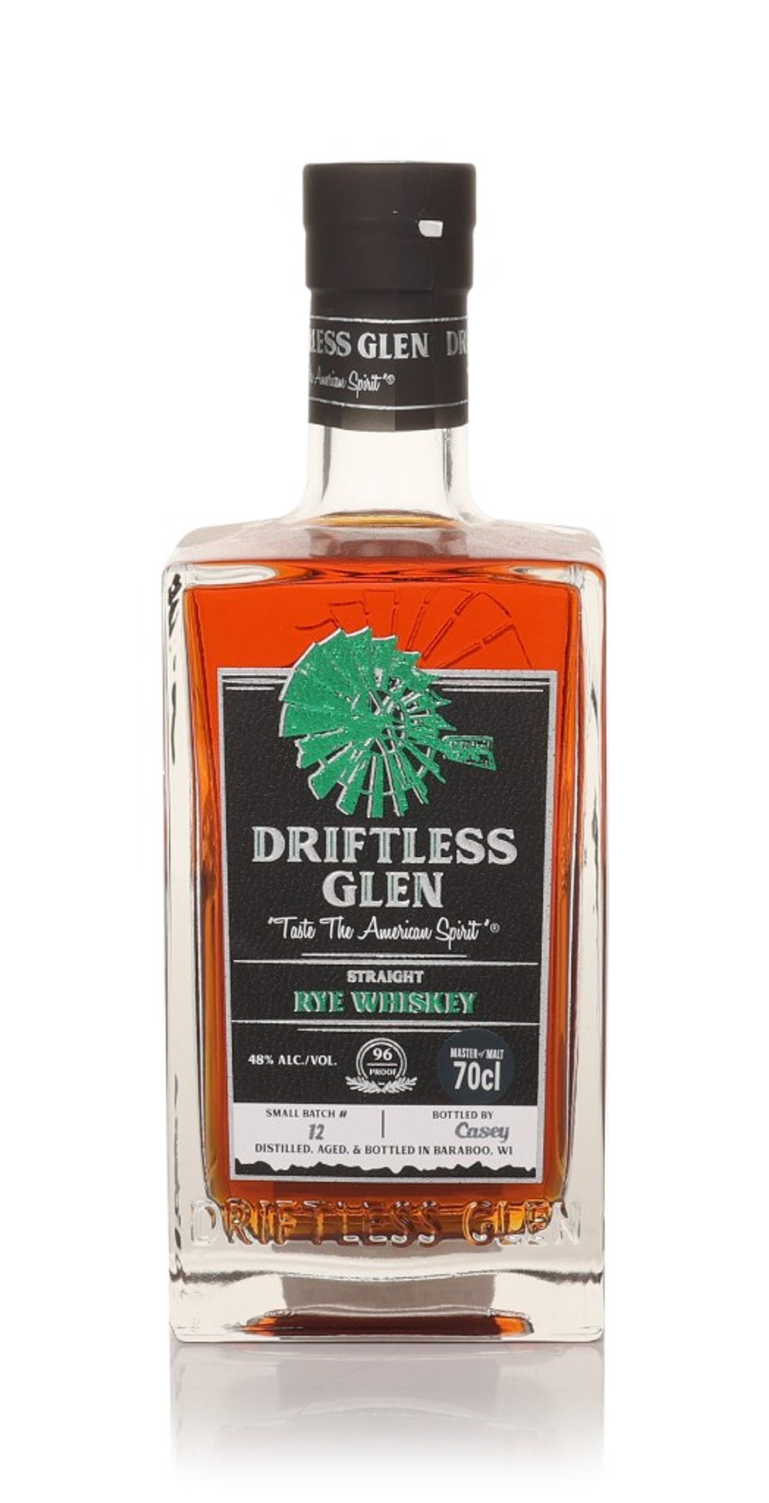 Driftless Glen Straight Rye Whiskey 70cl