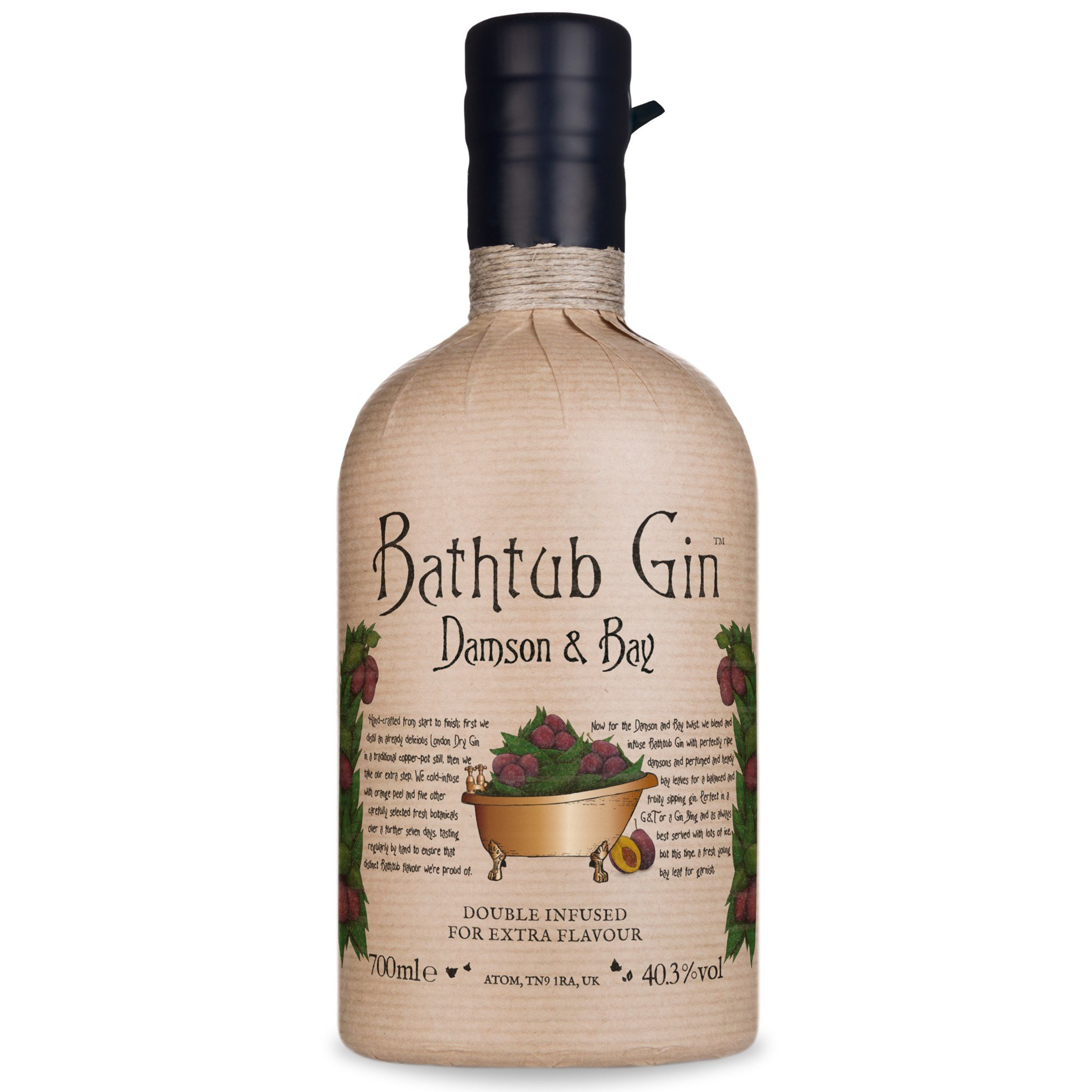 Bathtub Gin - Damson & Bay 70cl