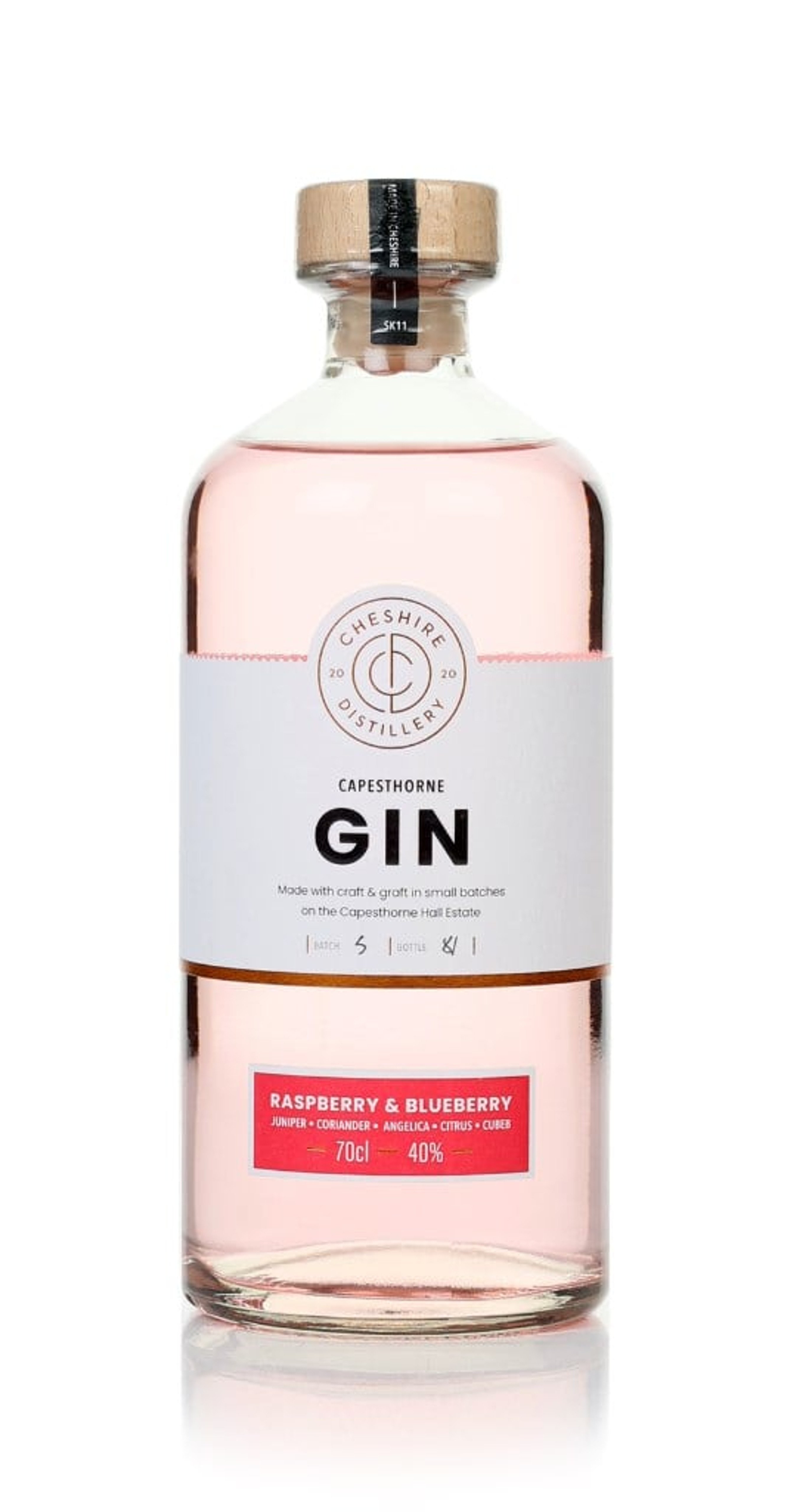 Capesthorne Raspberry & Blueberry Gin 70cl