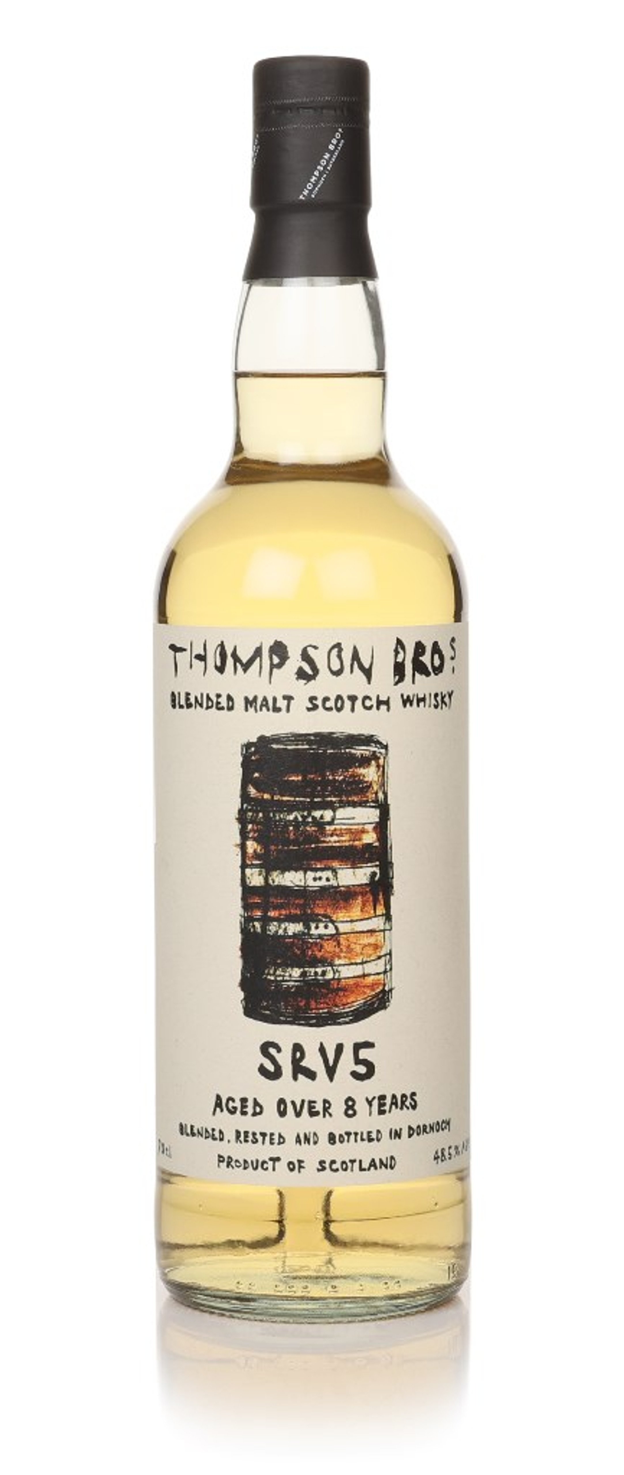 SRV5 8 Year Old Blended Malt Scotch Whisky (Thompson Bros.) 70cl