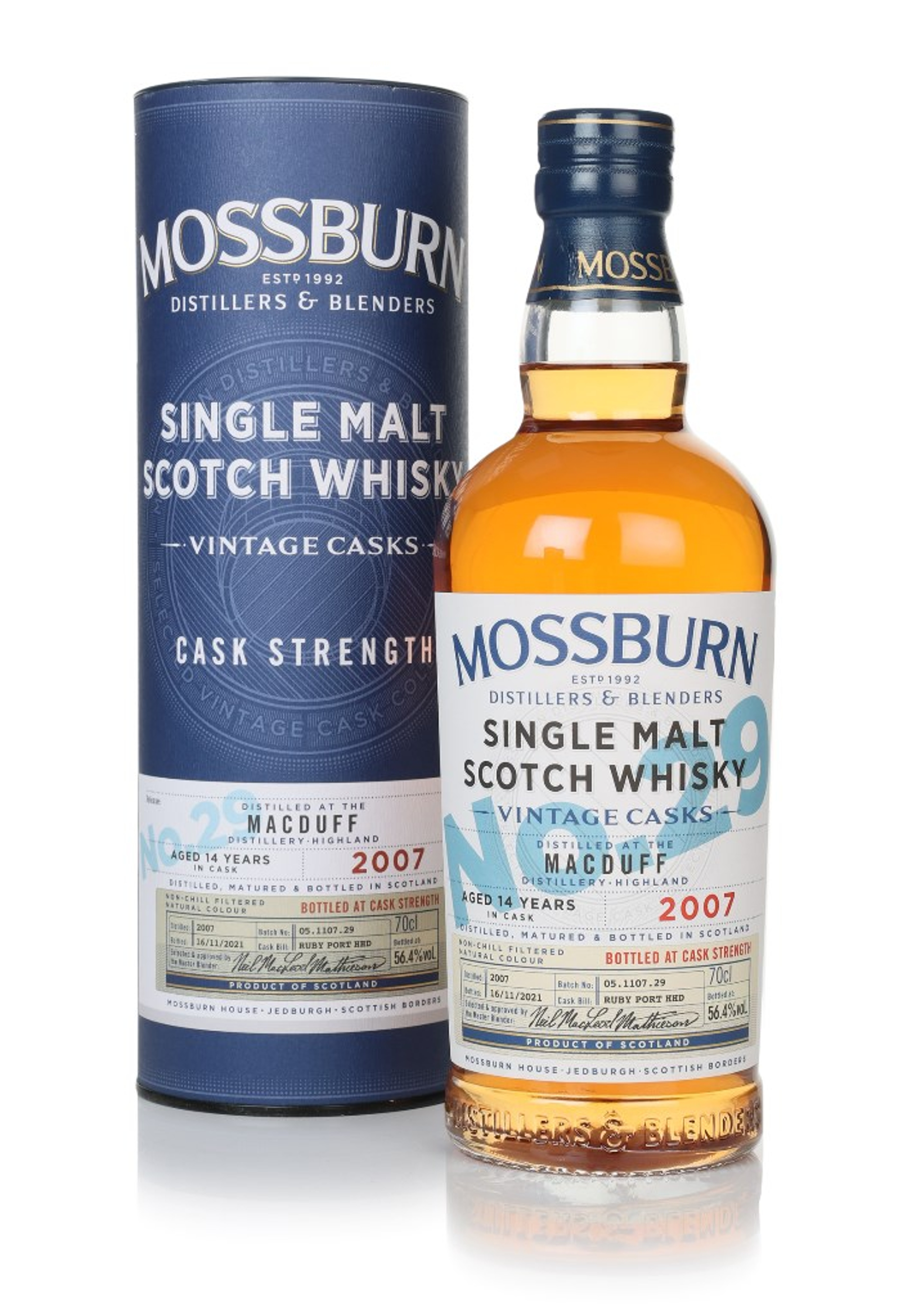 Macduff 14 Year Old 2007 - Vintage Casks (Mossburn) 70cl