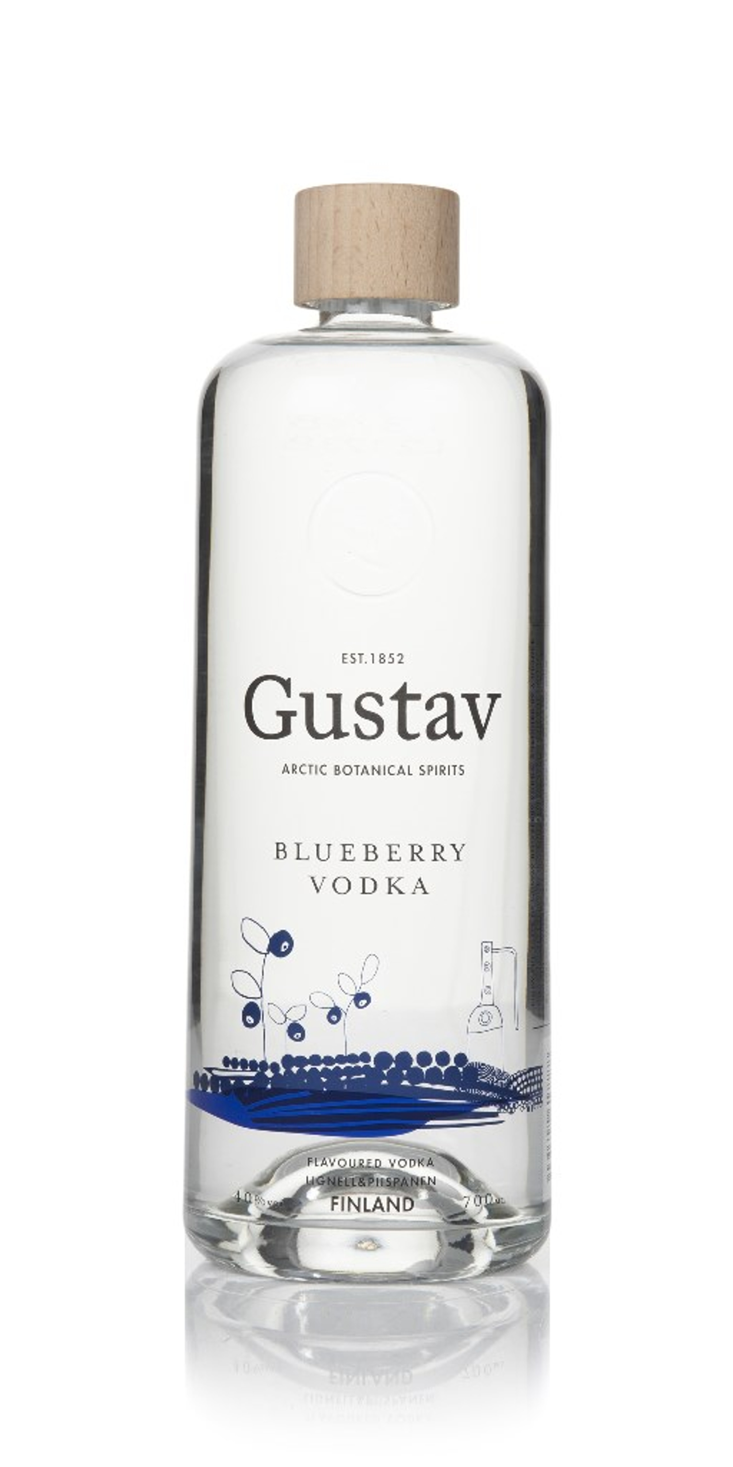 Gustav Blueberry Vodka 70cl