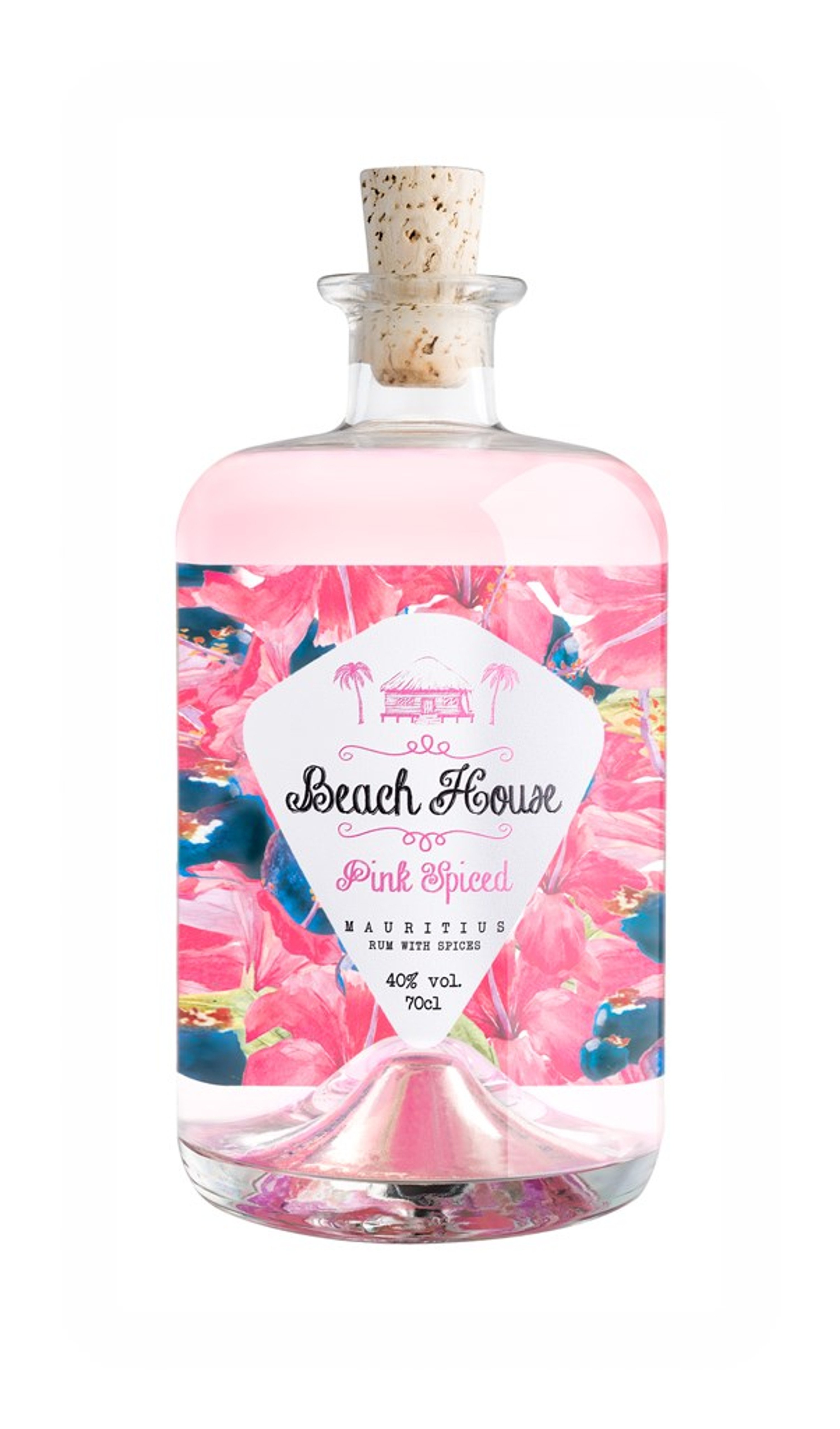 Beach House Pink Spiced Rum 70cl