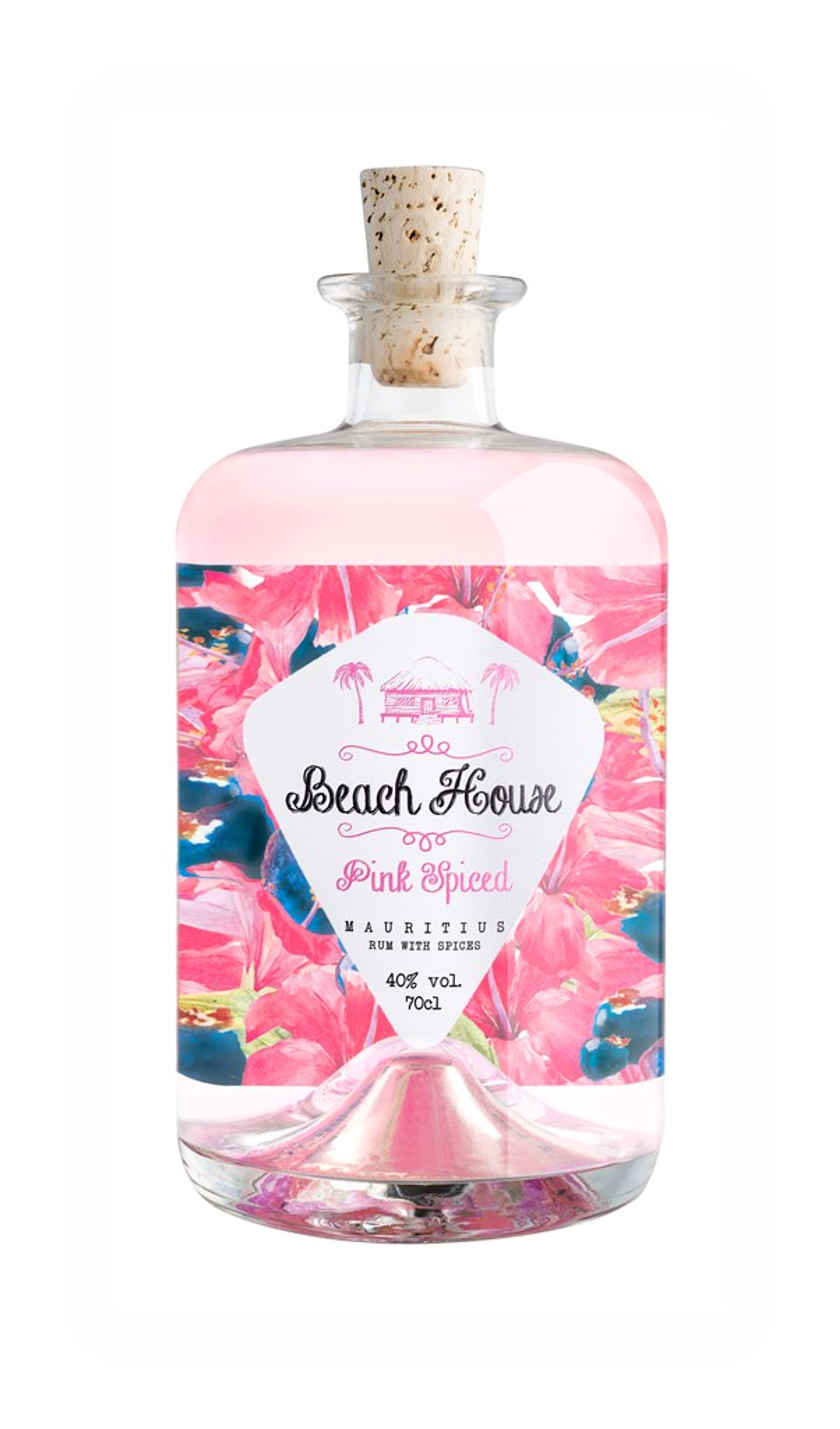 Beach House Pink Spiced Rum 70cl