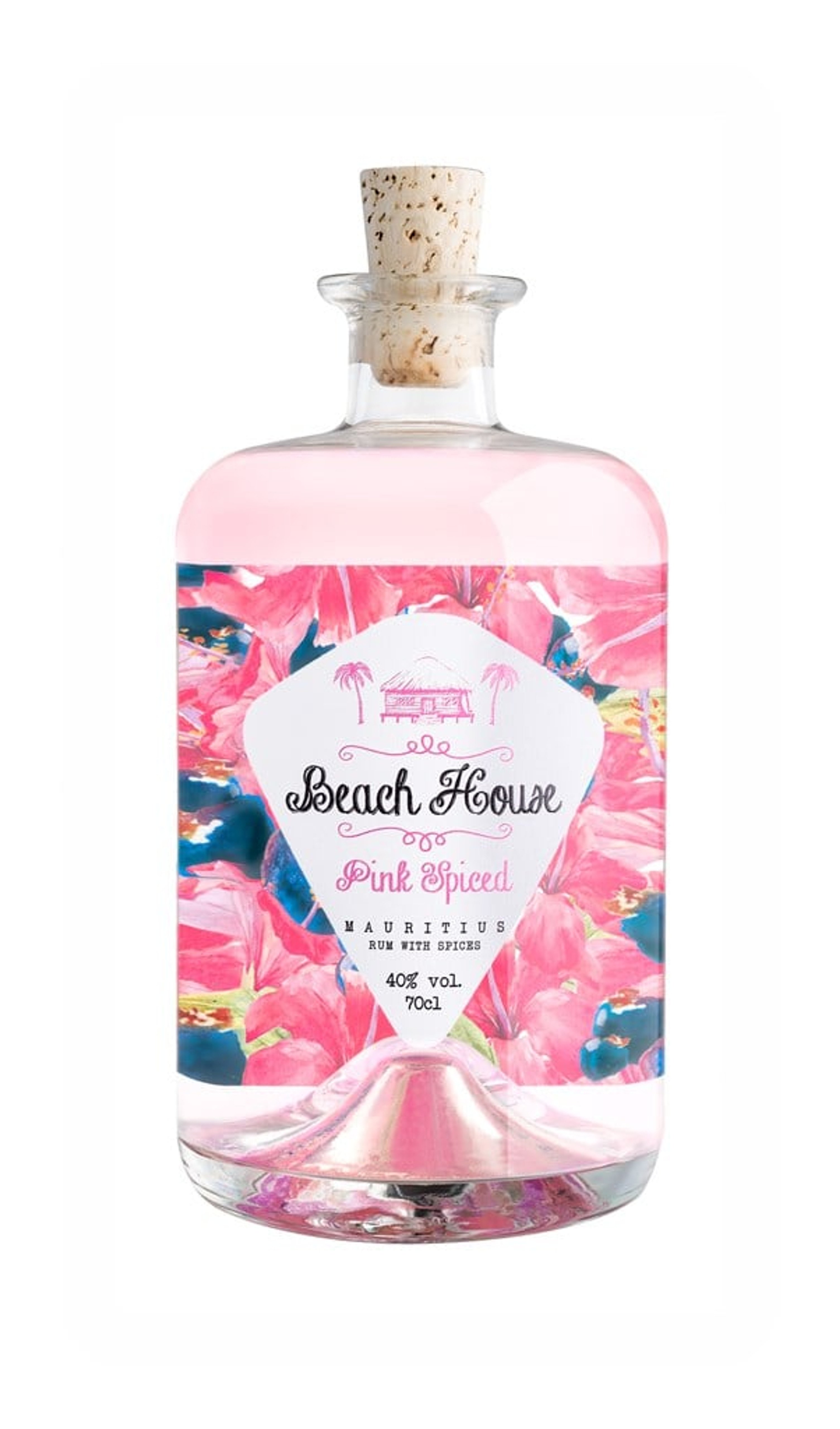Beach House Pink Spiced Rum 70cl