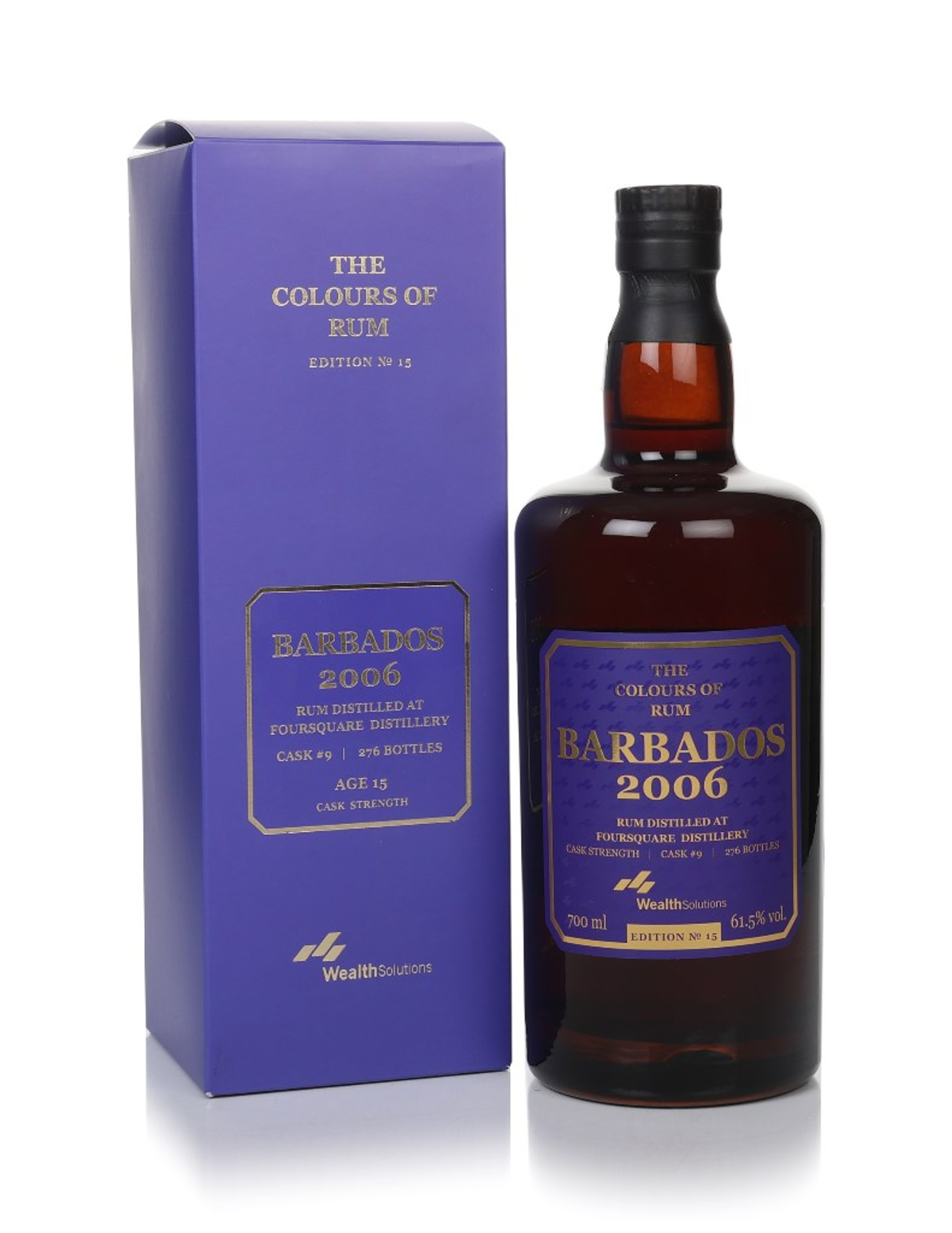 Foursquare 15 Year Old 2006 Barbados Edition No. 15 - The Colours of Rum (Wealth Solutions) 70cl