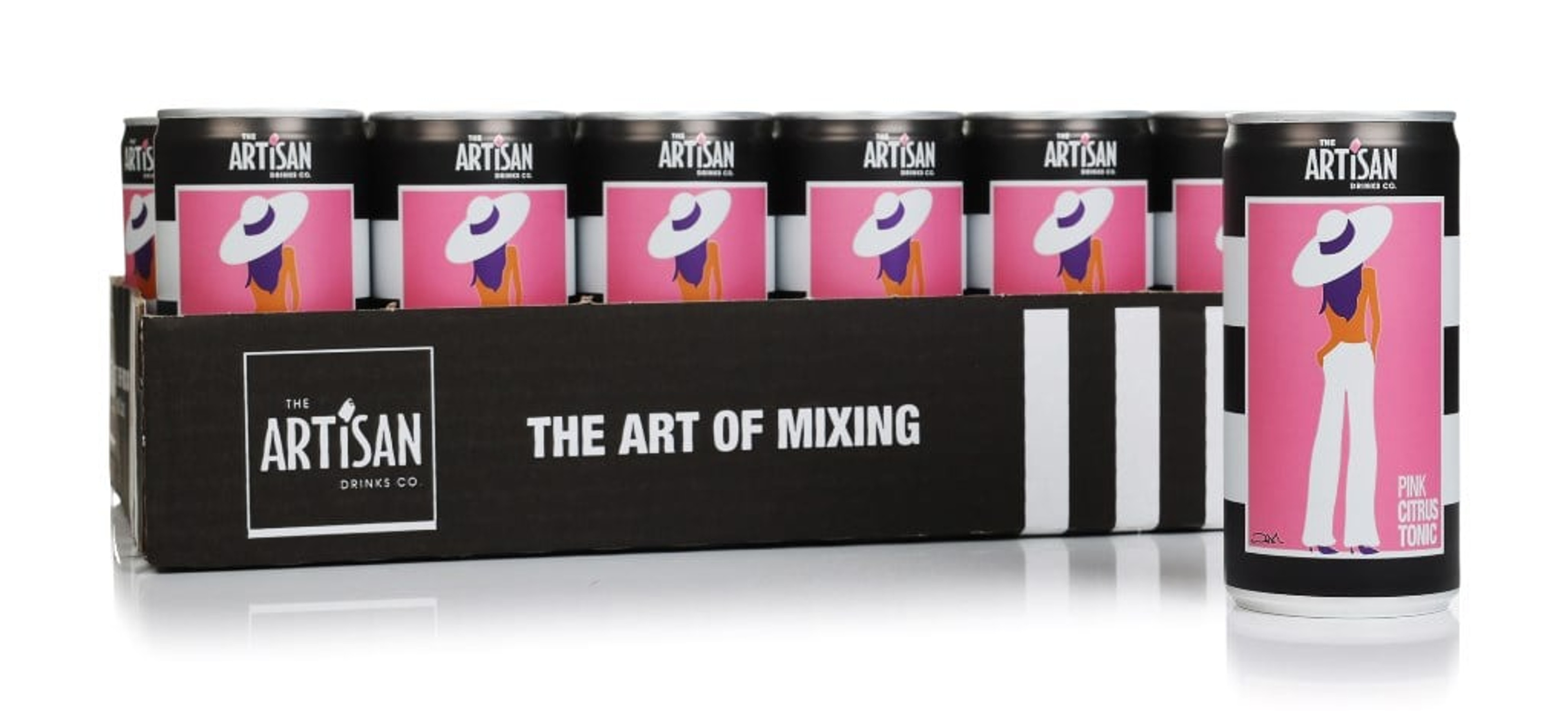 The Artisan Drinks Co. Pink Citrus Tonic Cans (24 x 200ml) 480cl