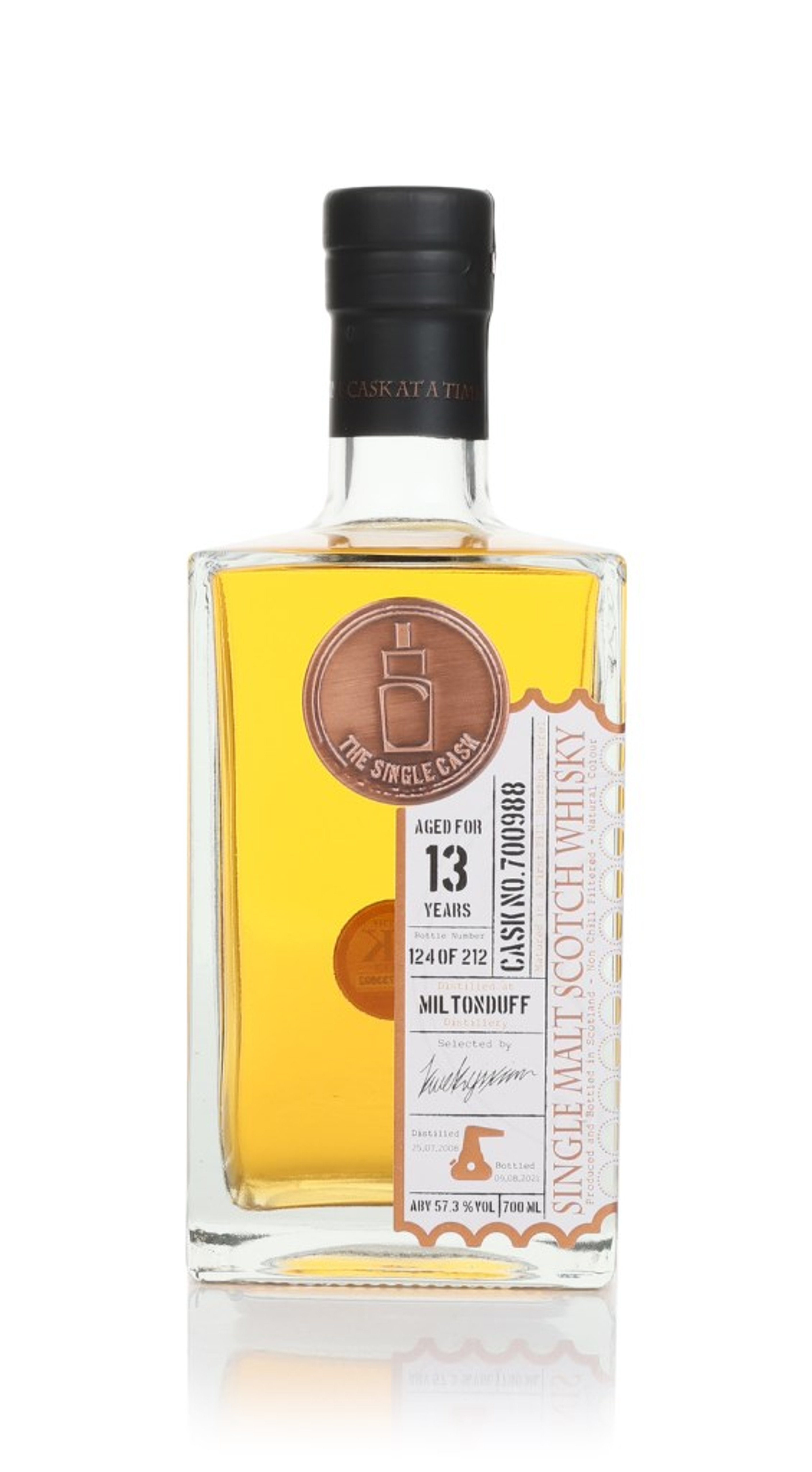 Miltonduff 13 Year Old 2008 (cask 700988) - The Single Cask 70cl