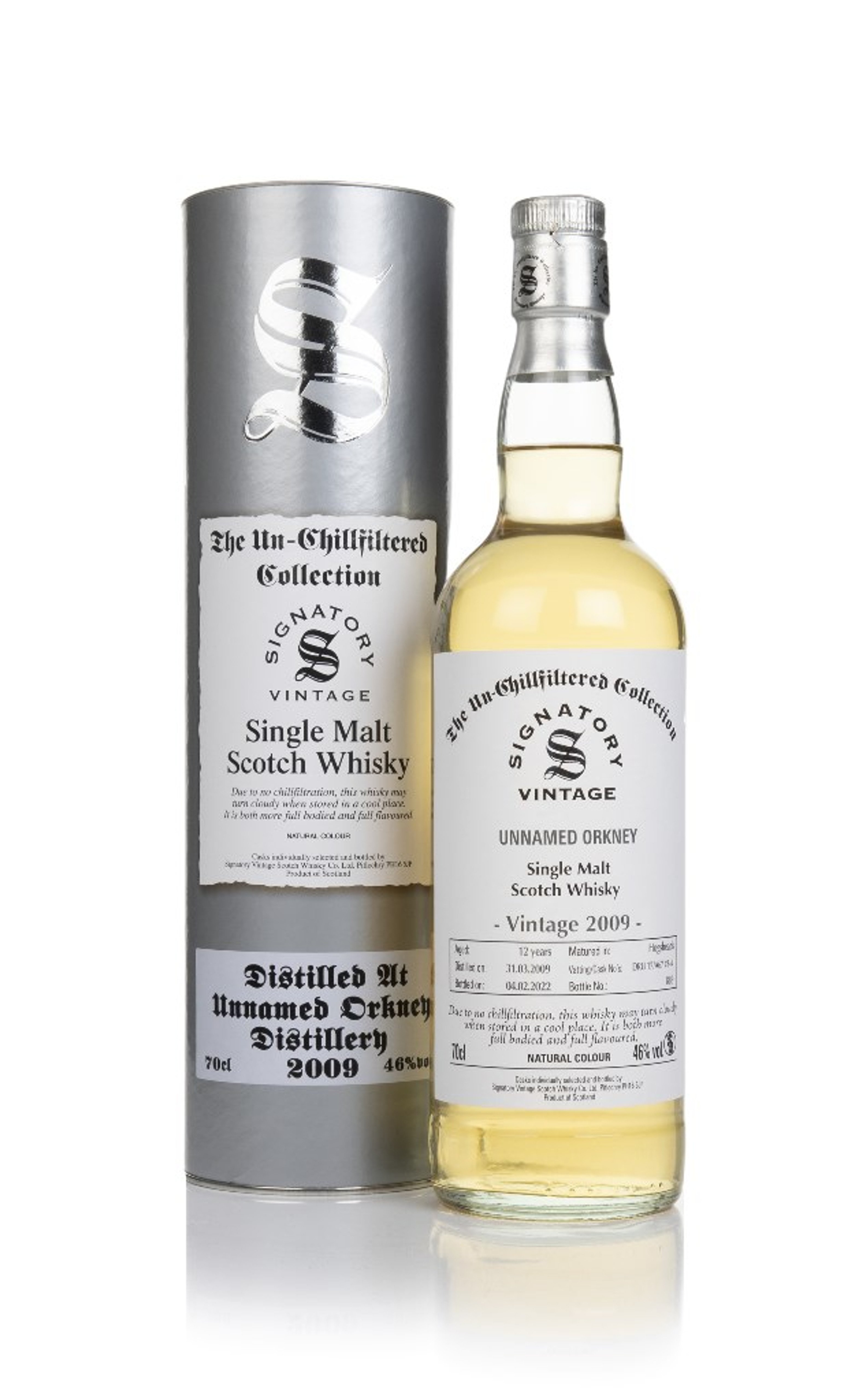 Unnamed Orkney 12 Year Old 2009 (casks 17/A67 3 & 4) - Un-Chillfiltered Collection (Signatory) 70cl