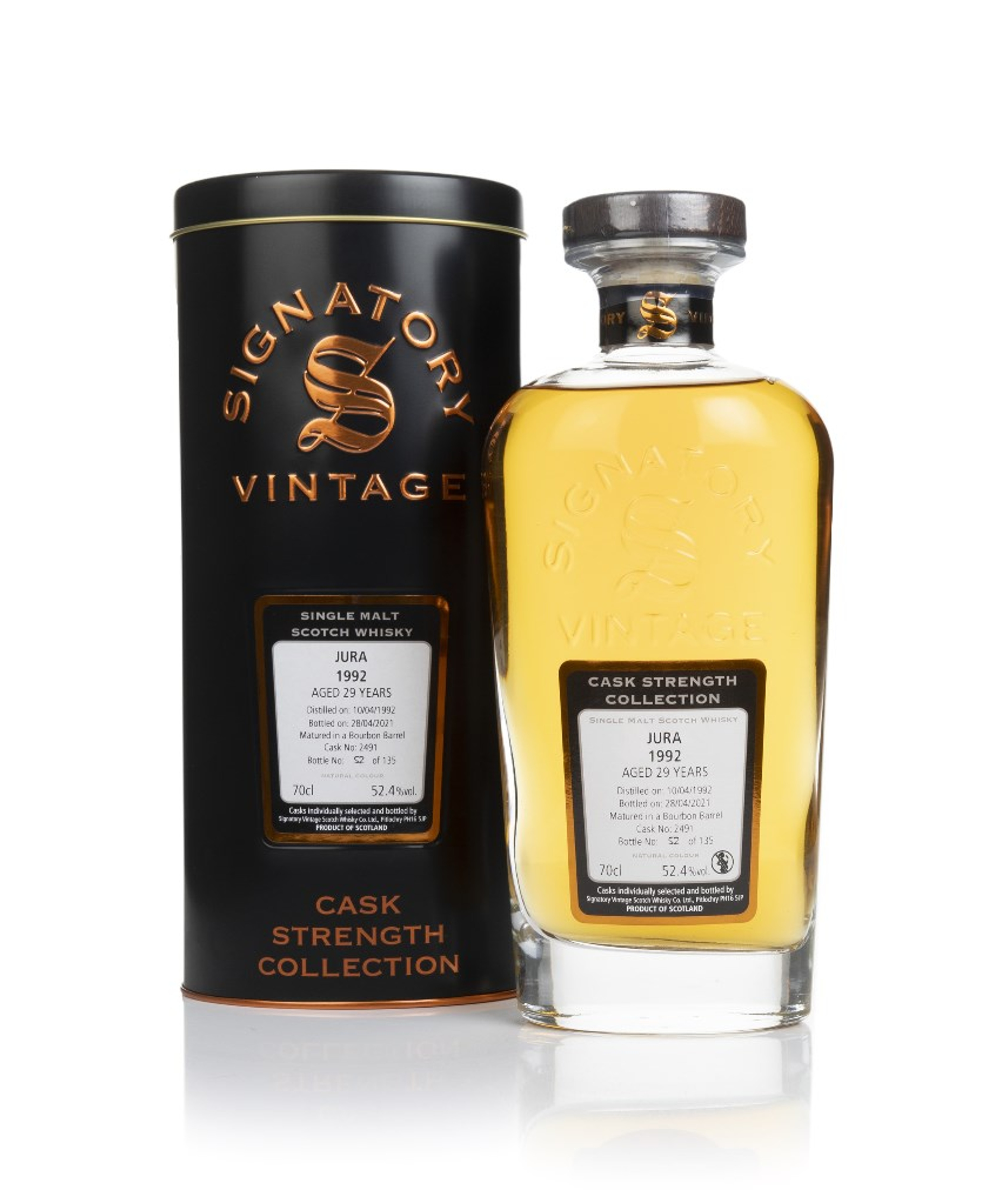 Jura 29 Year Old 1992 (cask 2491) - Cask Strength Collection (Signatory) 70cl