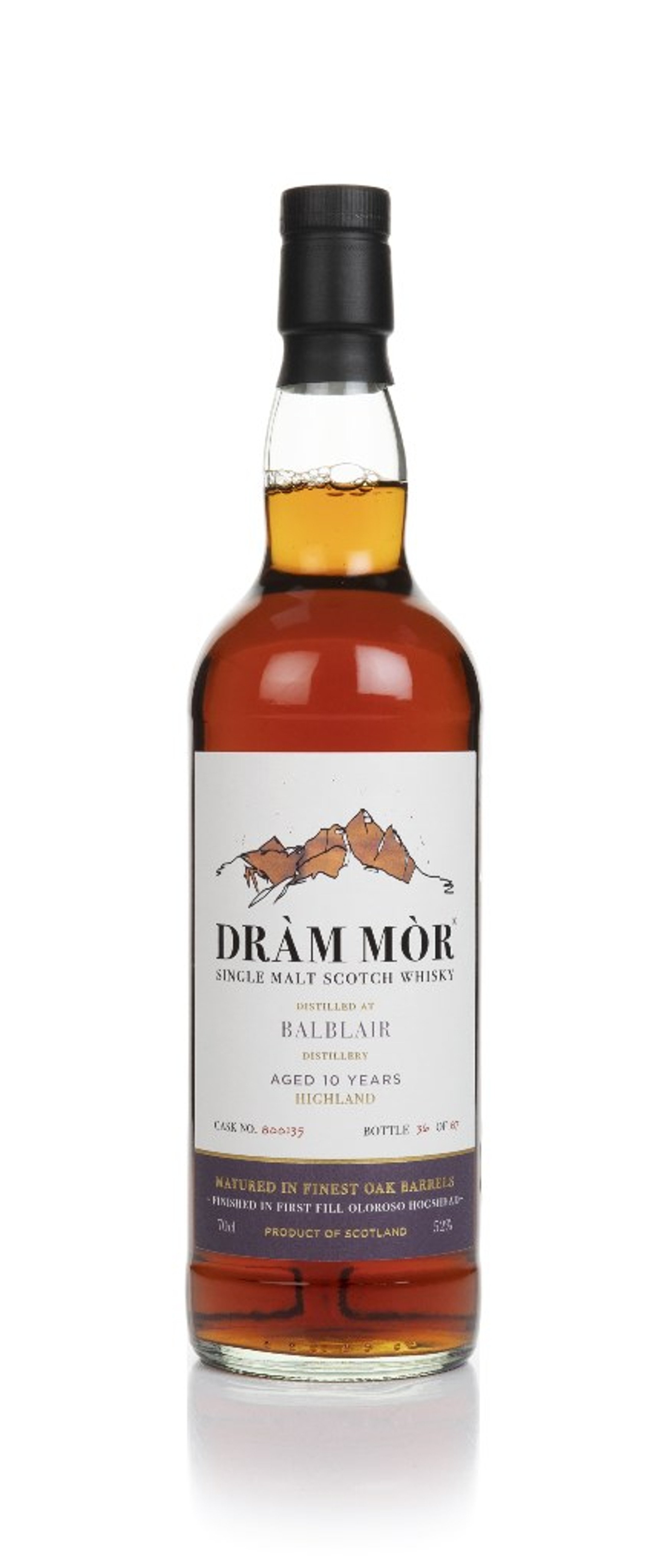 Balblair 10 Year Old (cask 800135) - Dràm Mòr 70cl