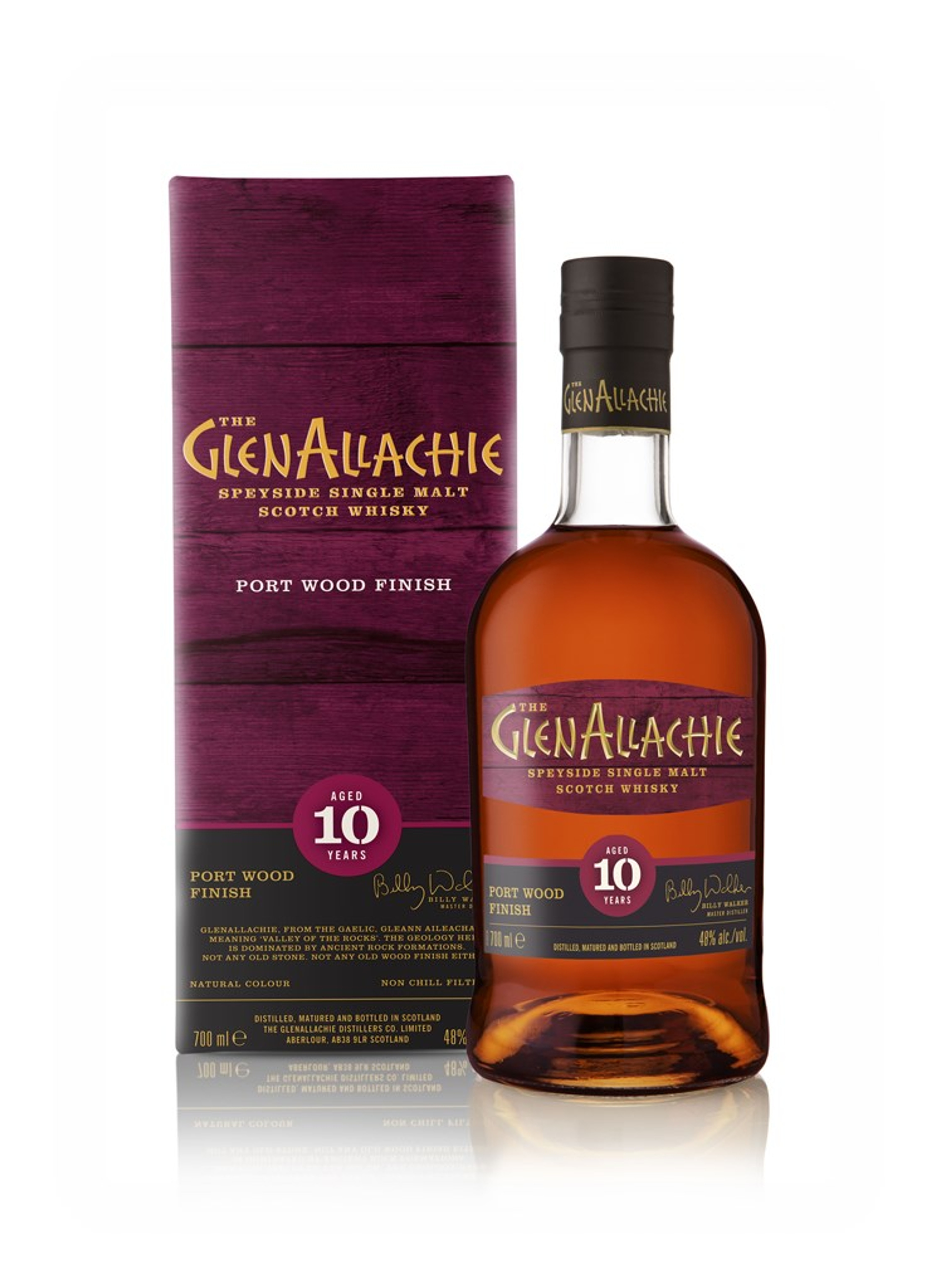 GlenAllachie 10 Year Old Port Wood Finish 70cl
