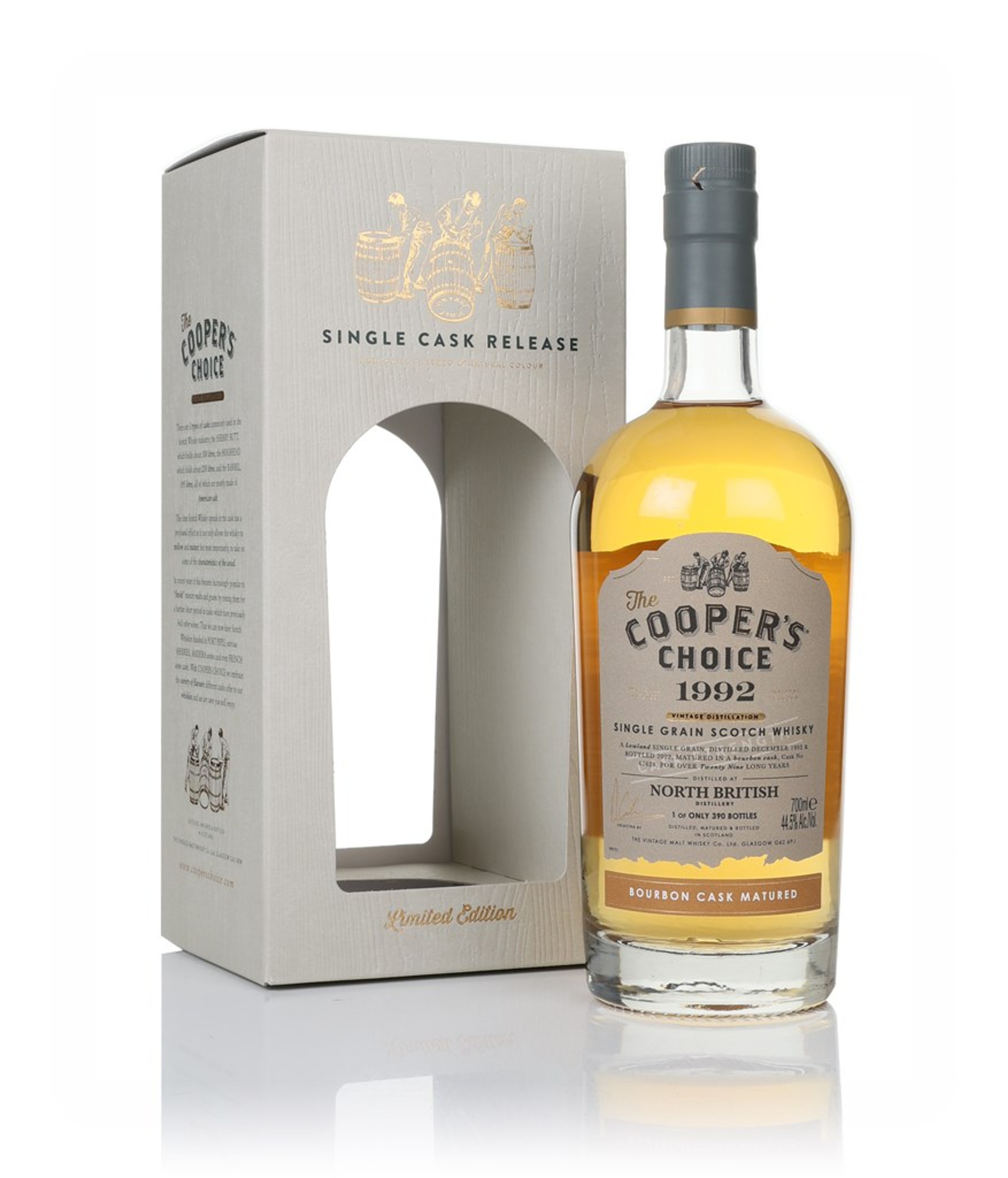 North British 29 Year Old 1992 (cask 67628) - The Cooper's Choice (The Vintage Malt Whisky Co.) 70cl