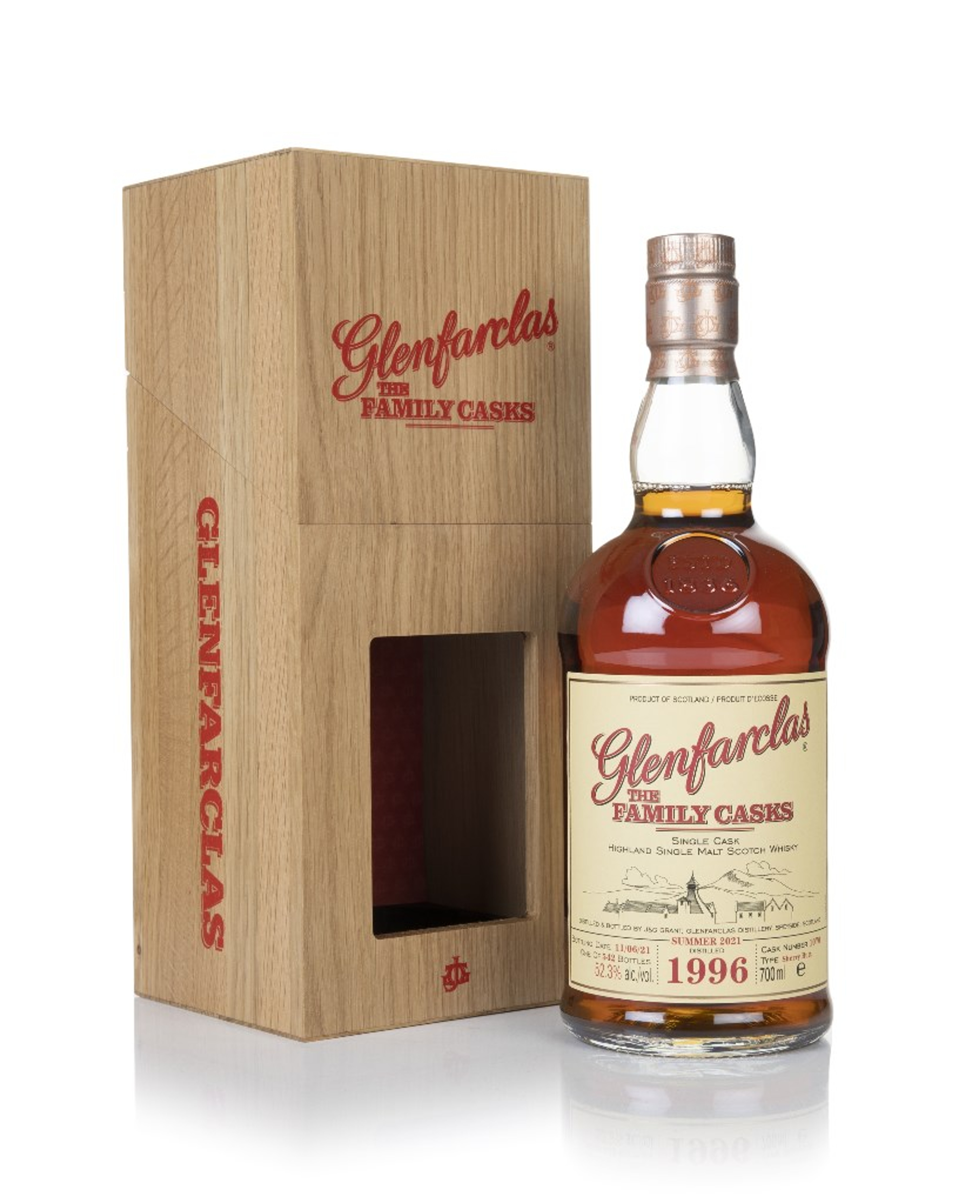 Glenfarclas 1996 (cask 1070) Family Cask Summer 2021 Release 70cl