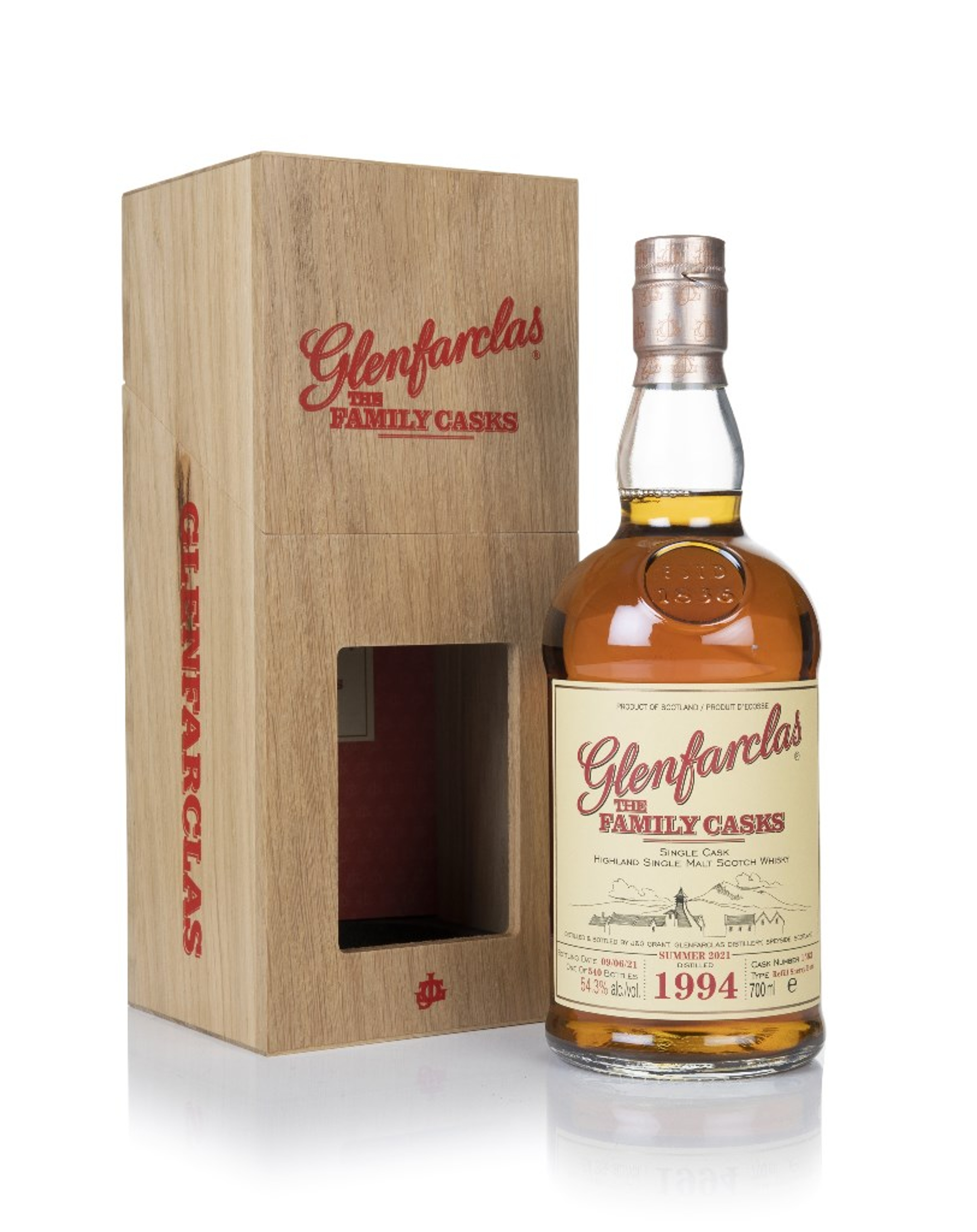 Glenfarclas 1994 (cask 1583) Family Cask Summer 2021 Release 70cl