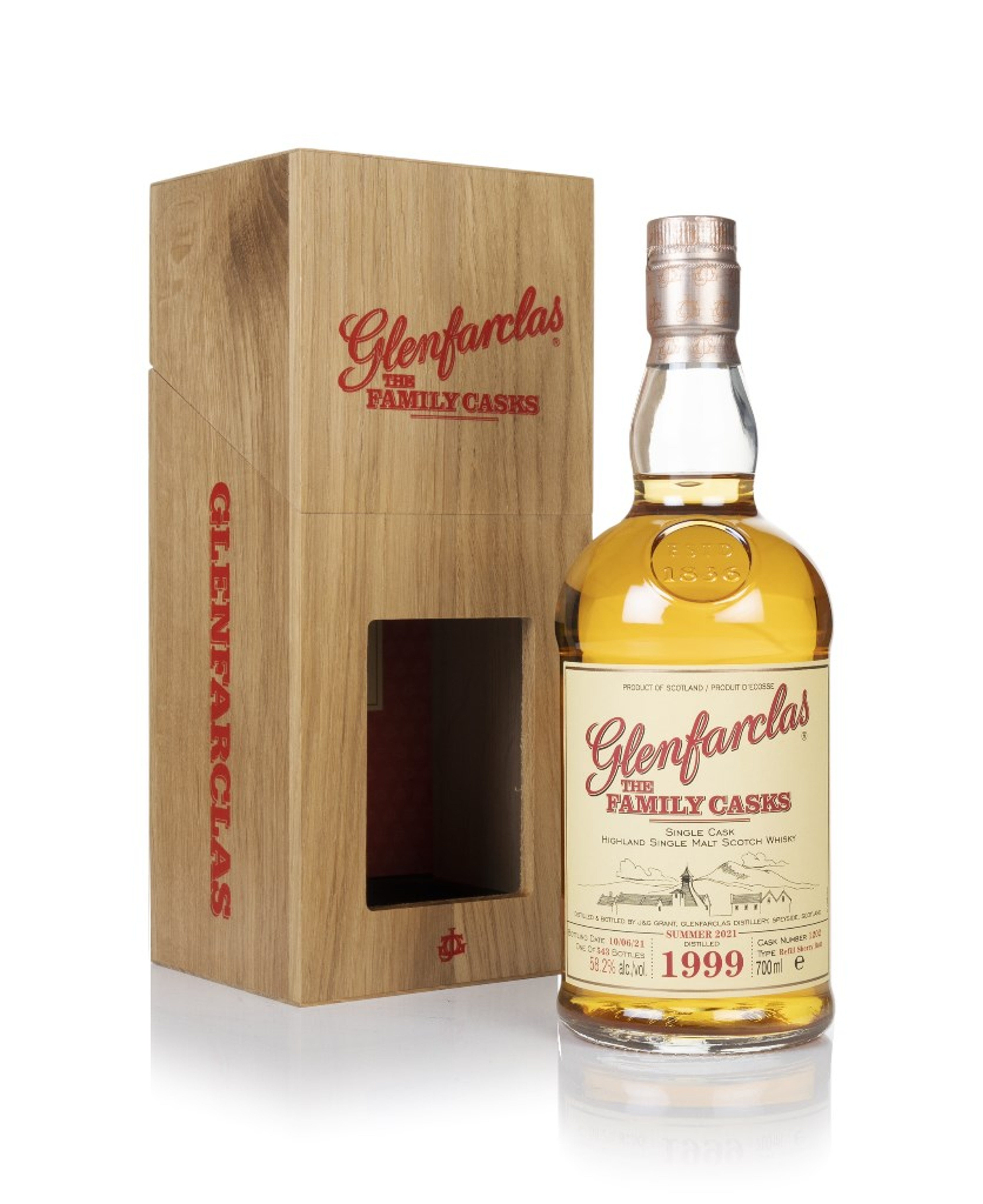 Glenfarclas 1999 (cask 1202) Family Cask Summer 2021 Release 70cl