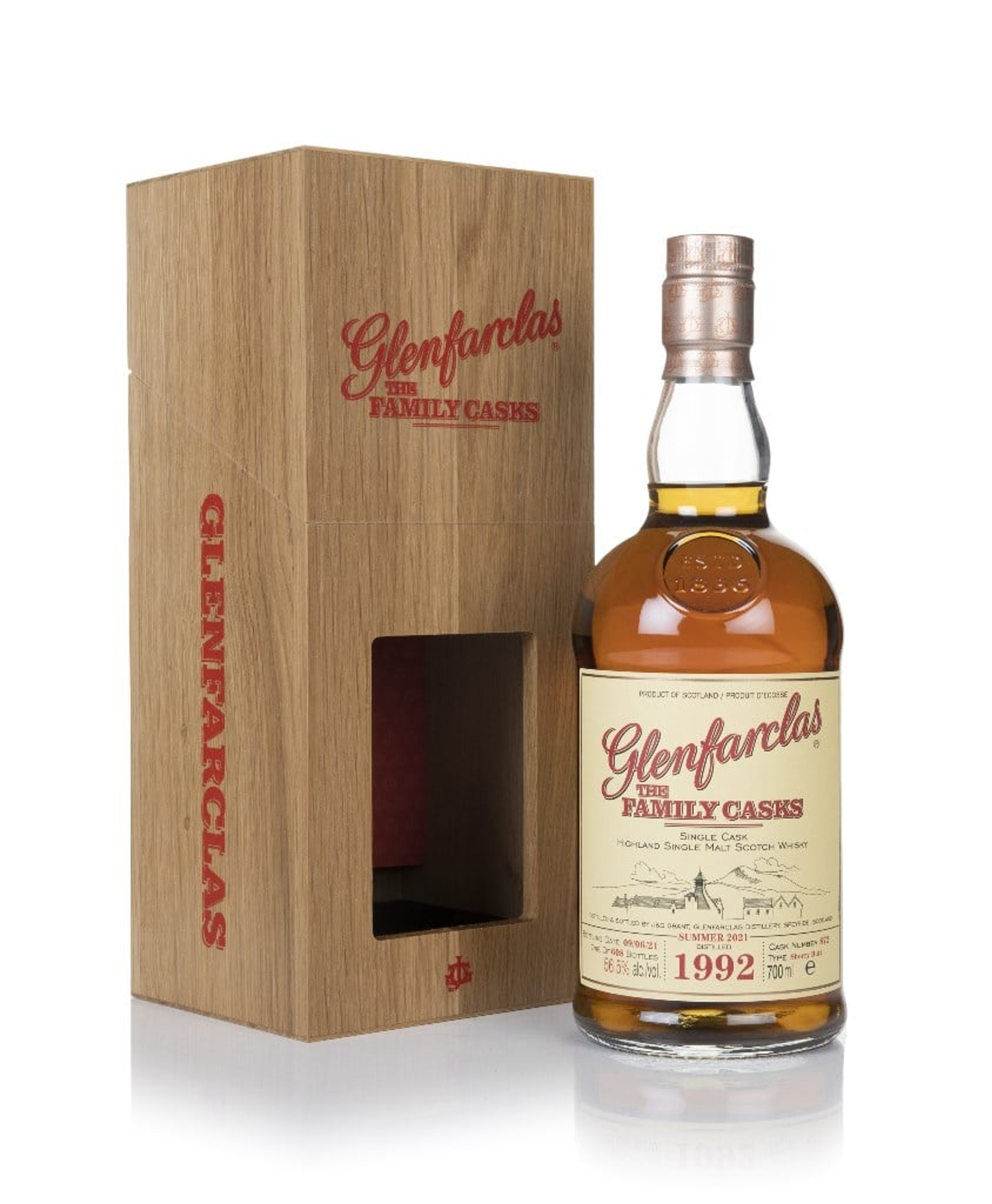 Glenfarclas 1992 (cask 872) Family Cask Summer 2021 Release 70cl